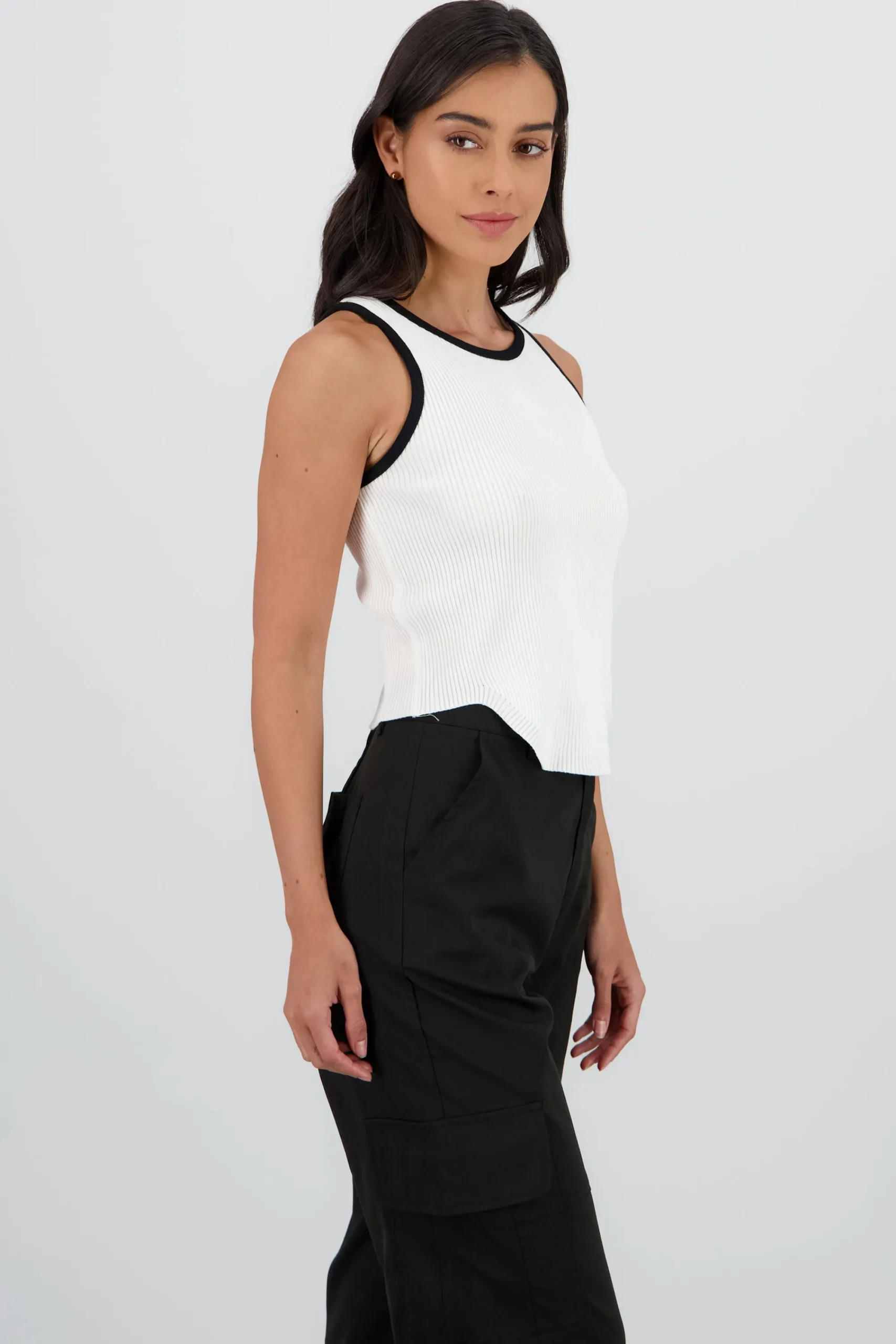 Shasa Sleeveless Knit Top