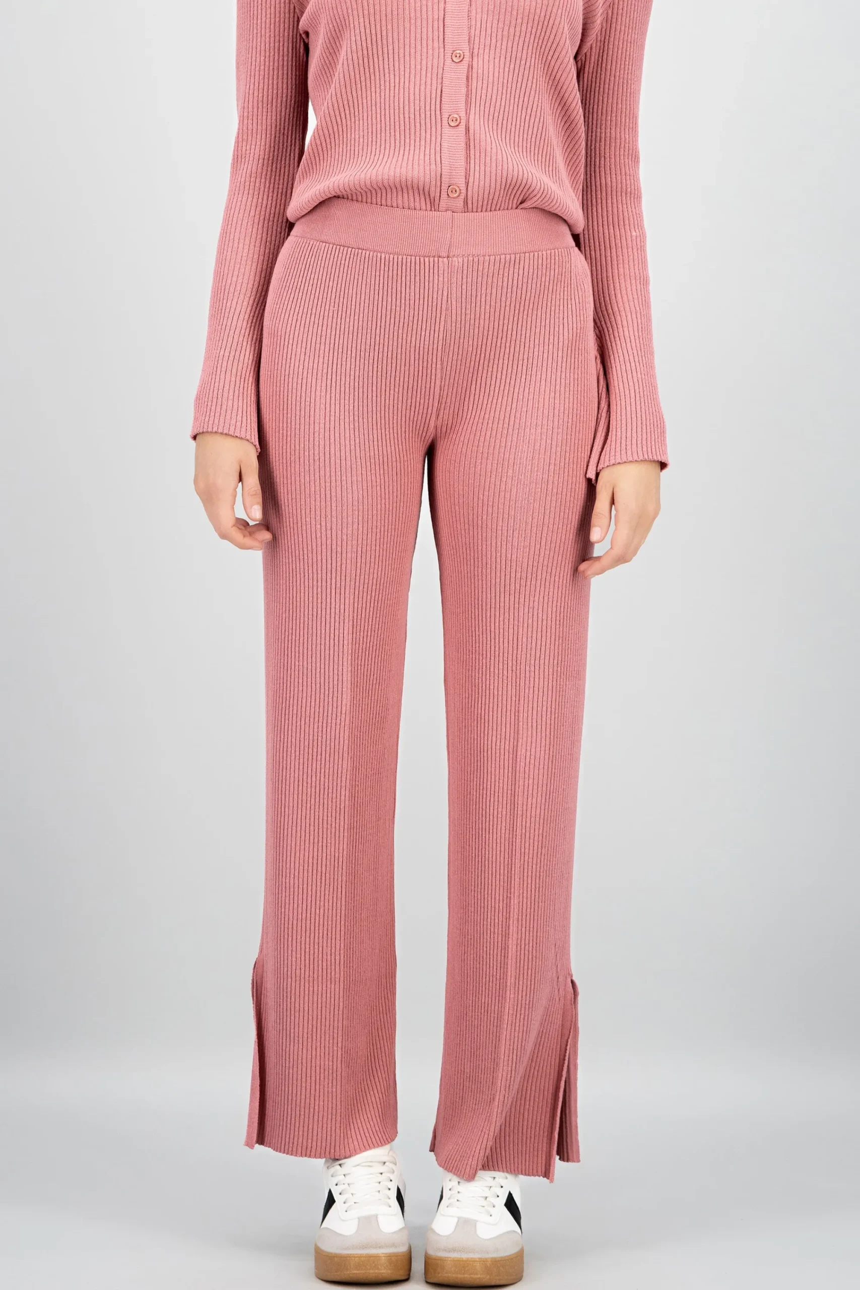 Shasa Slit Detail Knit Pants