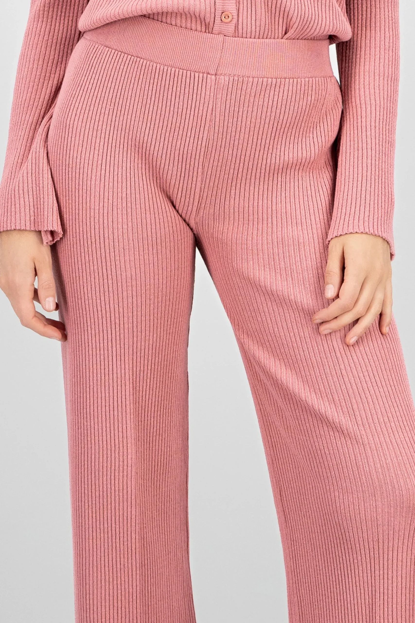 Shasa Slit Detail Knit Pants