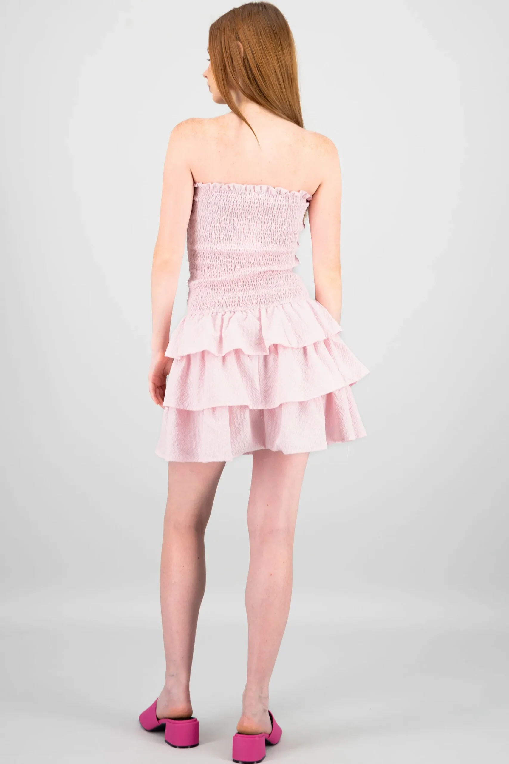 Shasa Smock Ruffle Dress
