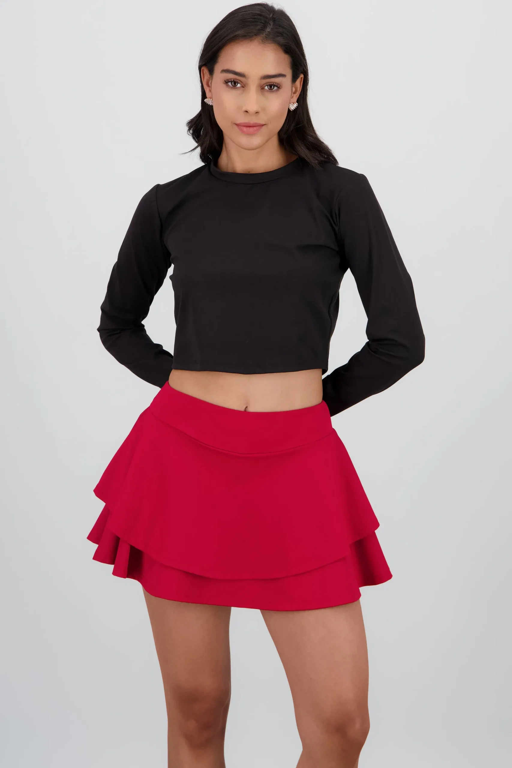 Shasa Soft Round Neck Long Sleeve Top