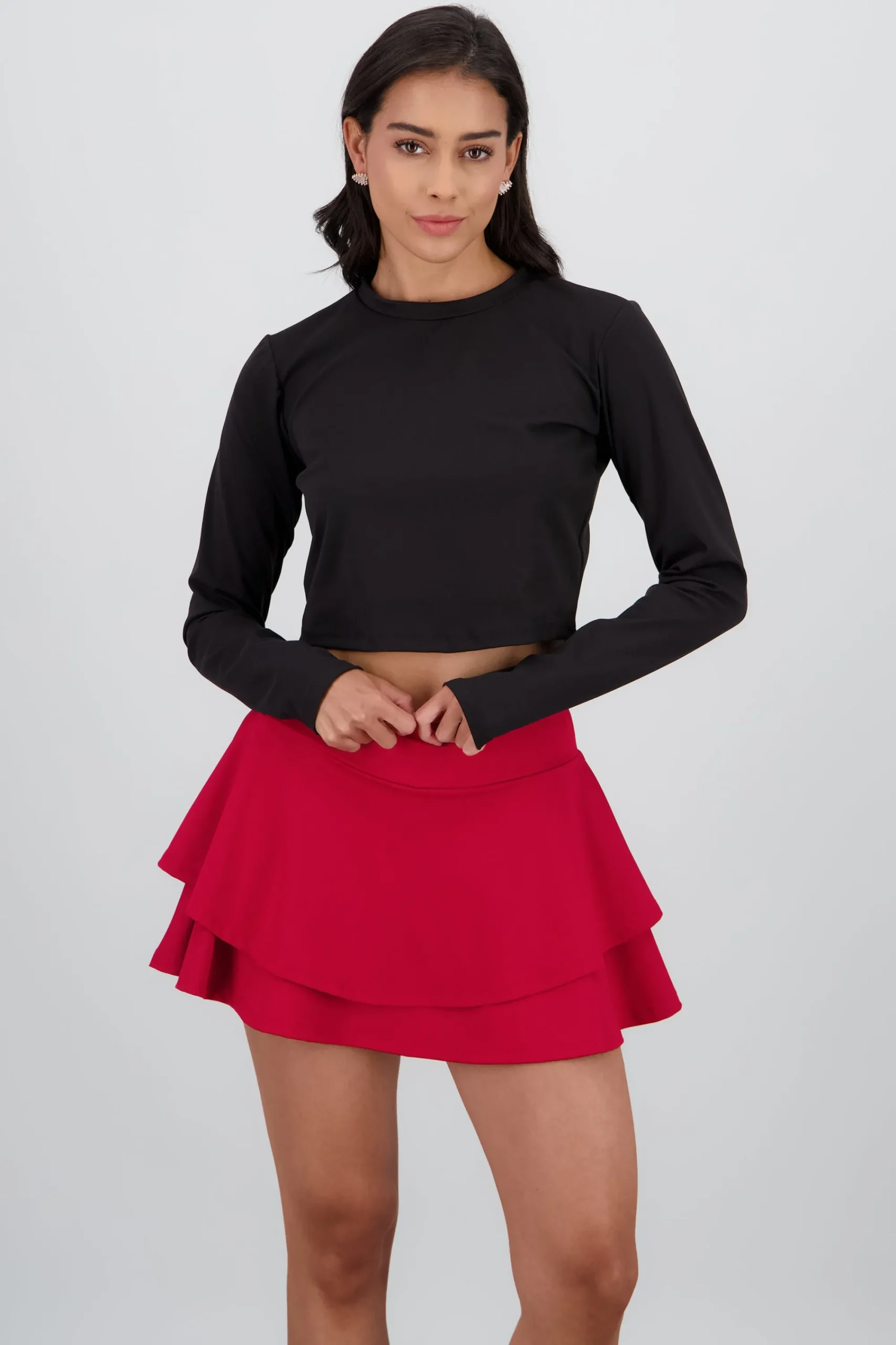 Shasa Soft Round Neck Long Sleeve Top