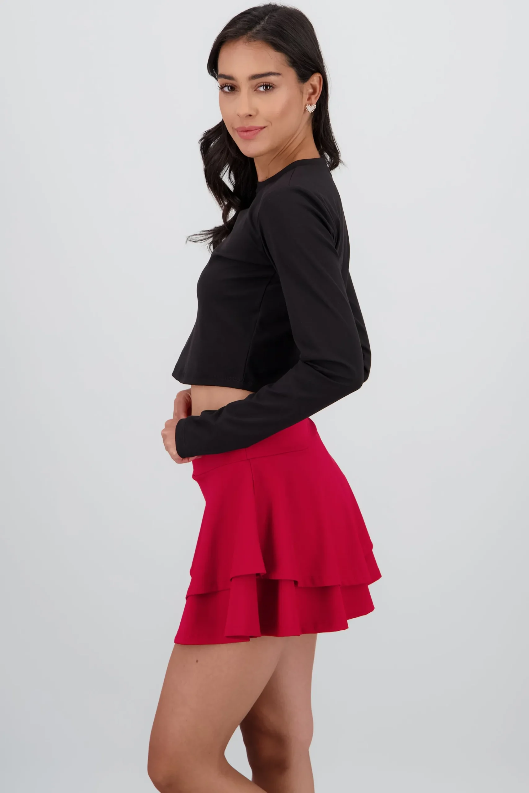 Shasa Soft Round Neck Long Sleeve Top