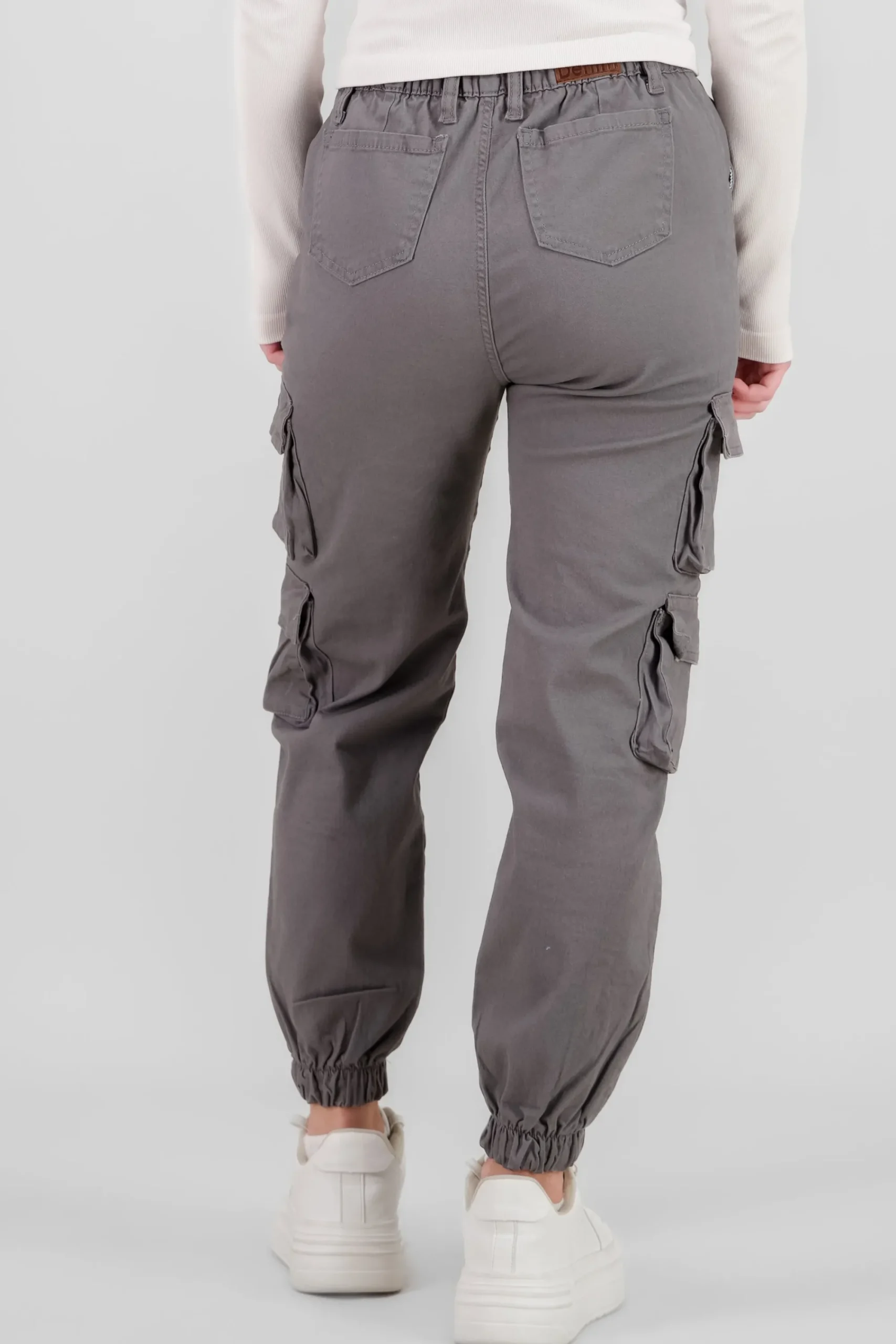 Shasa Solid Cargo Jeans