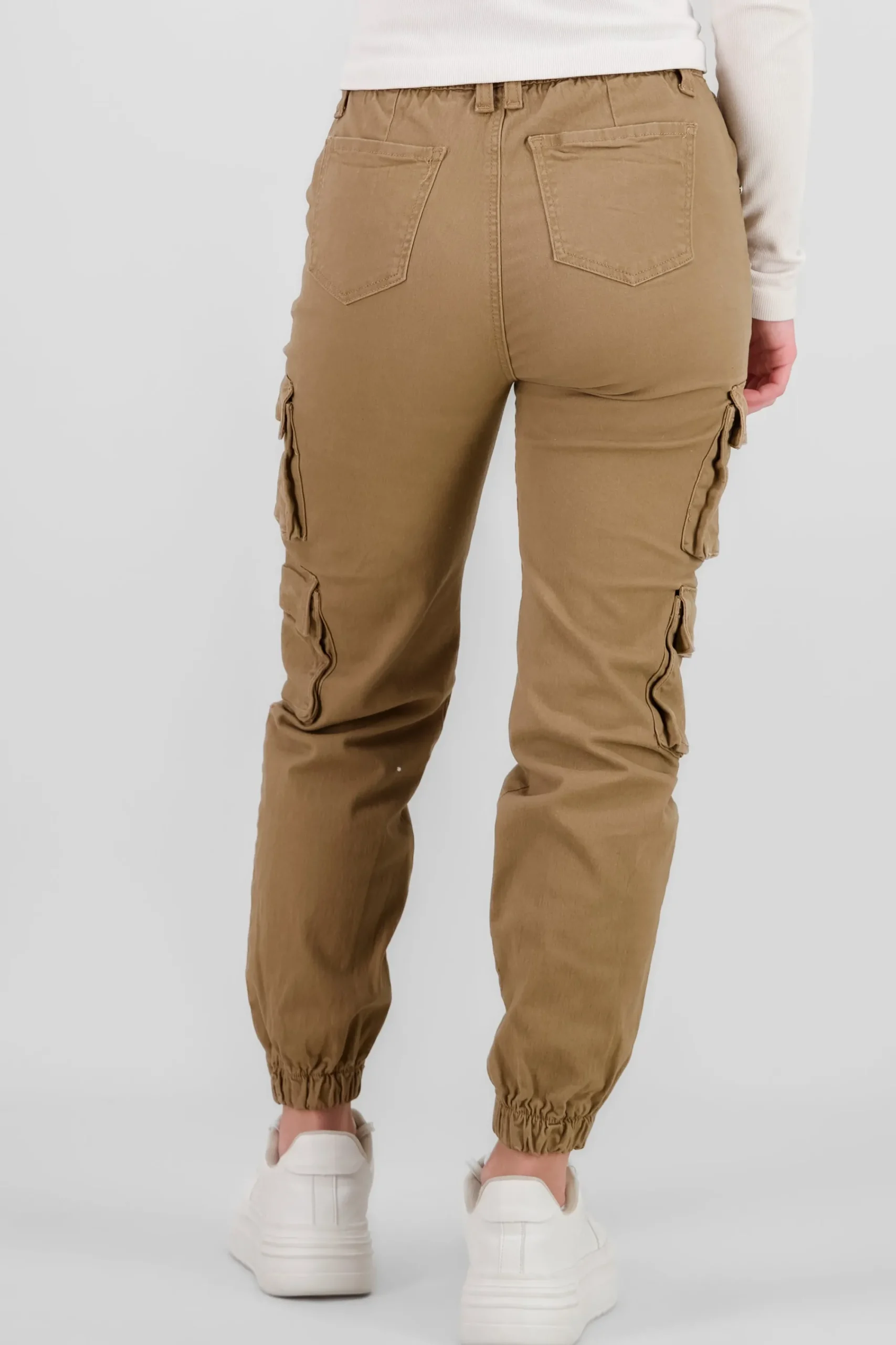 Shasa Solid Cargo Jeans