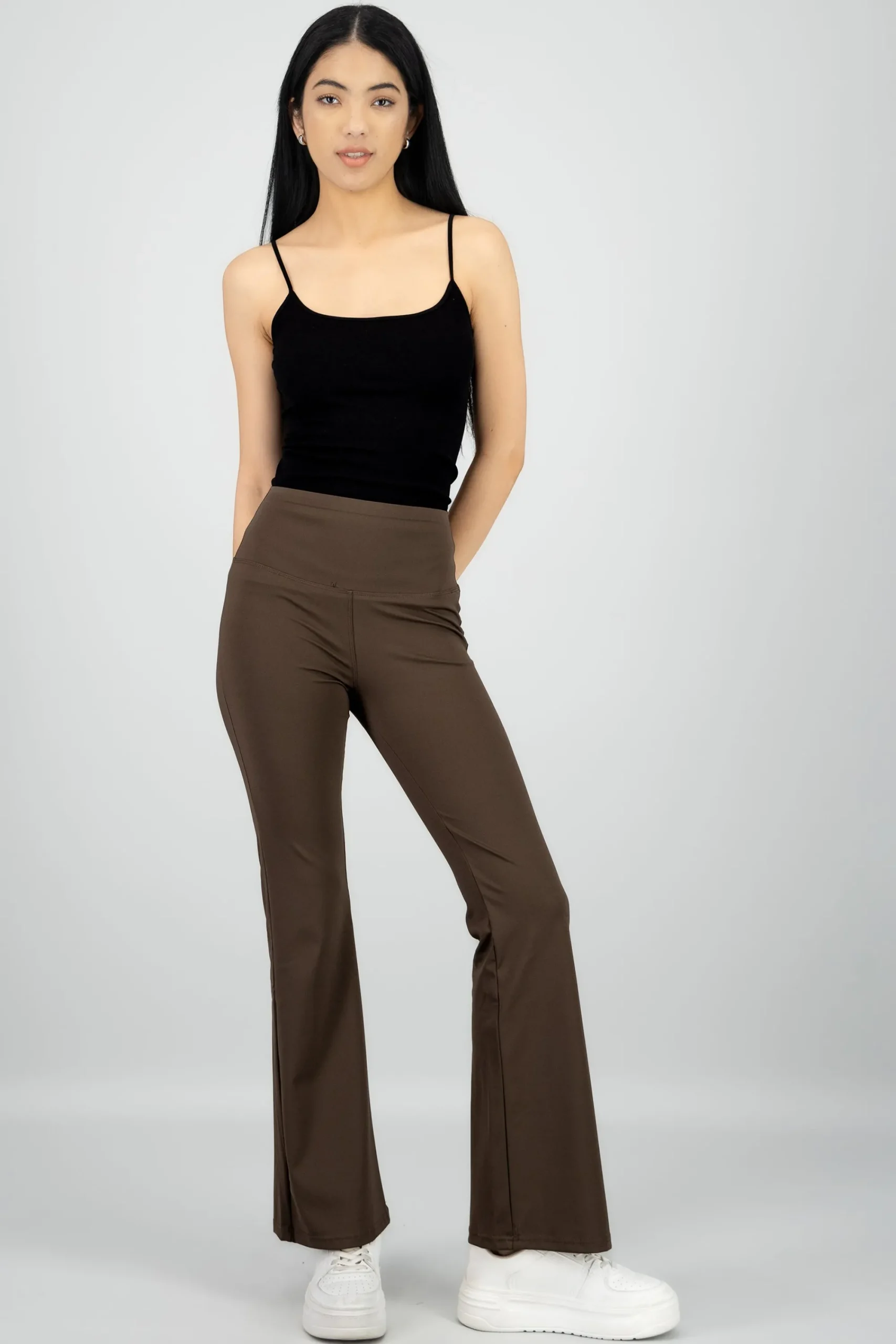 Shasa Solid Flared Pants