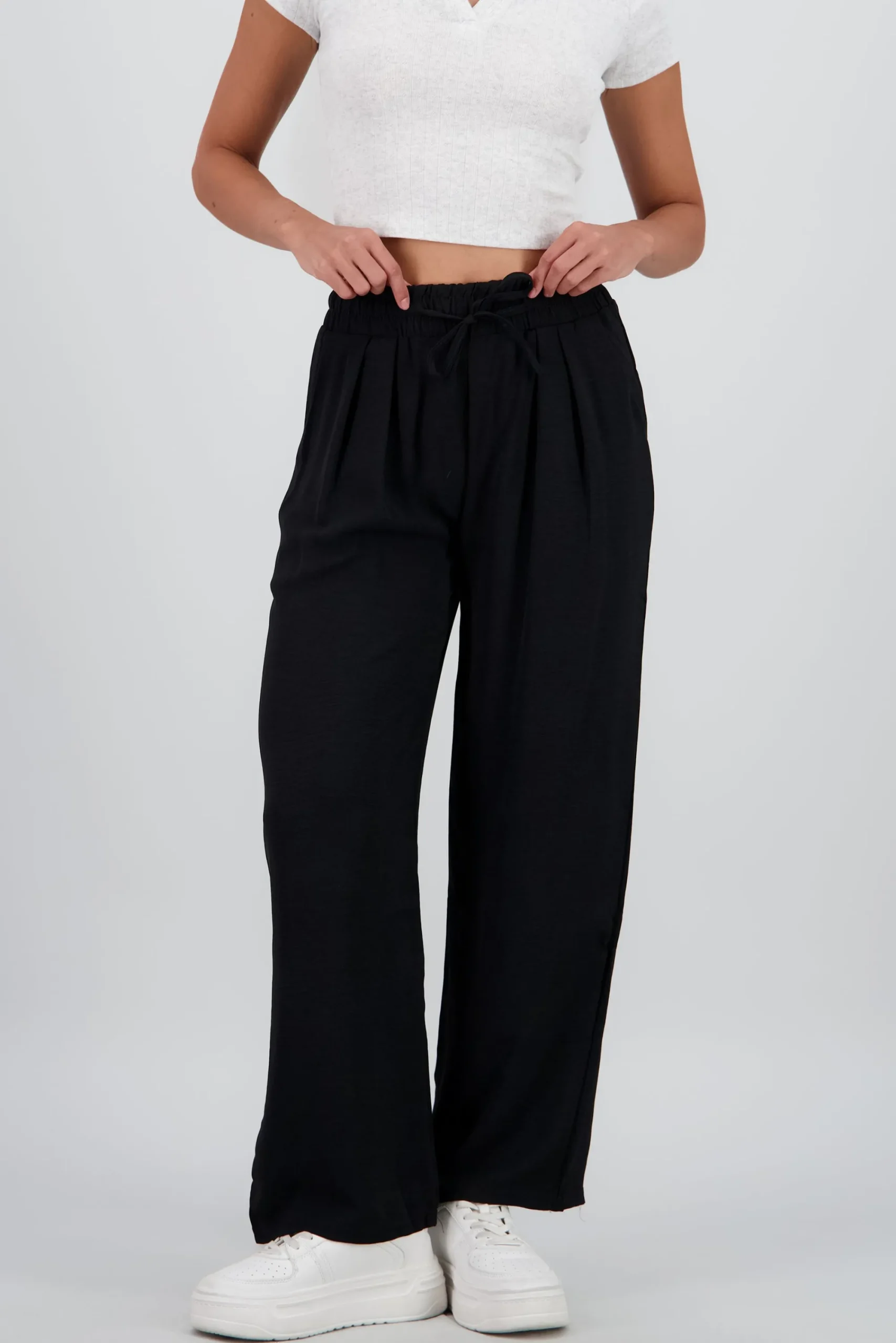Shasa Solid Flowy Pants