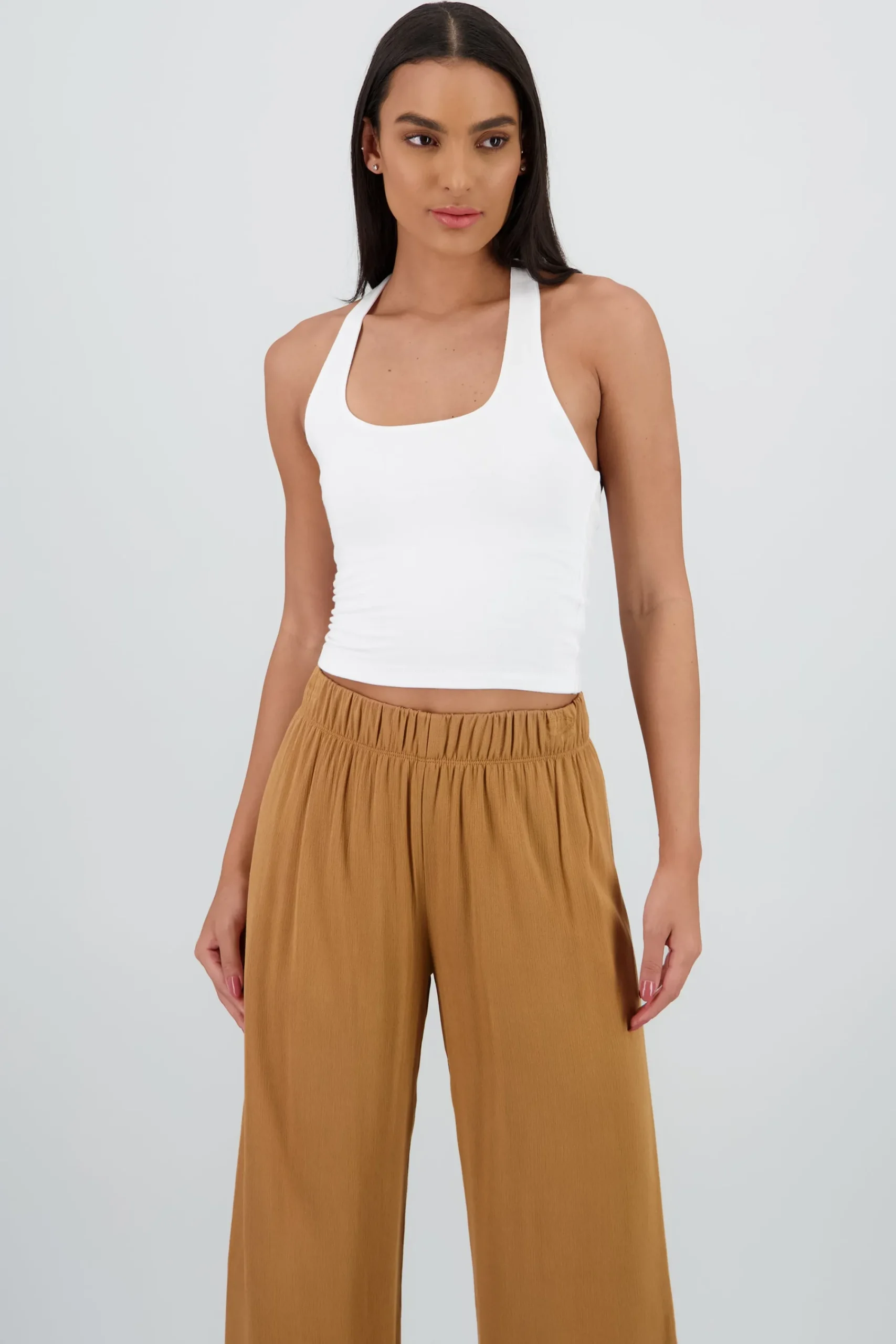 Shasa Solid Halter Top