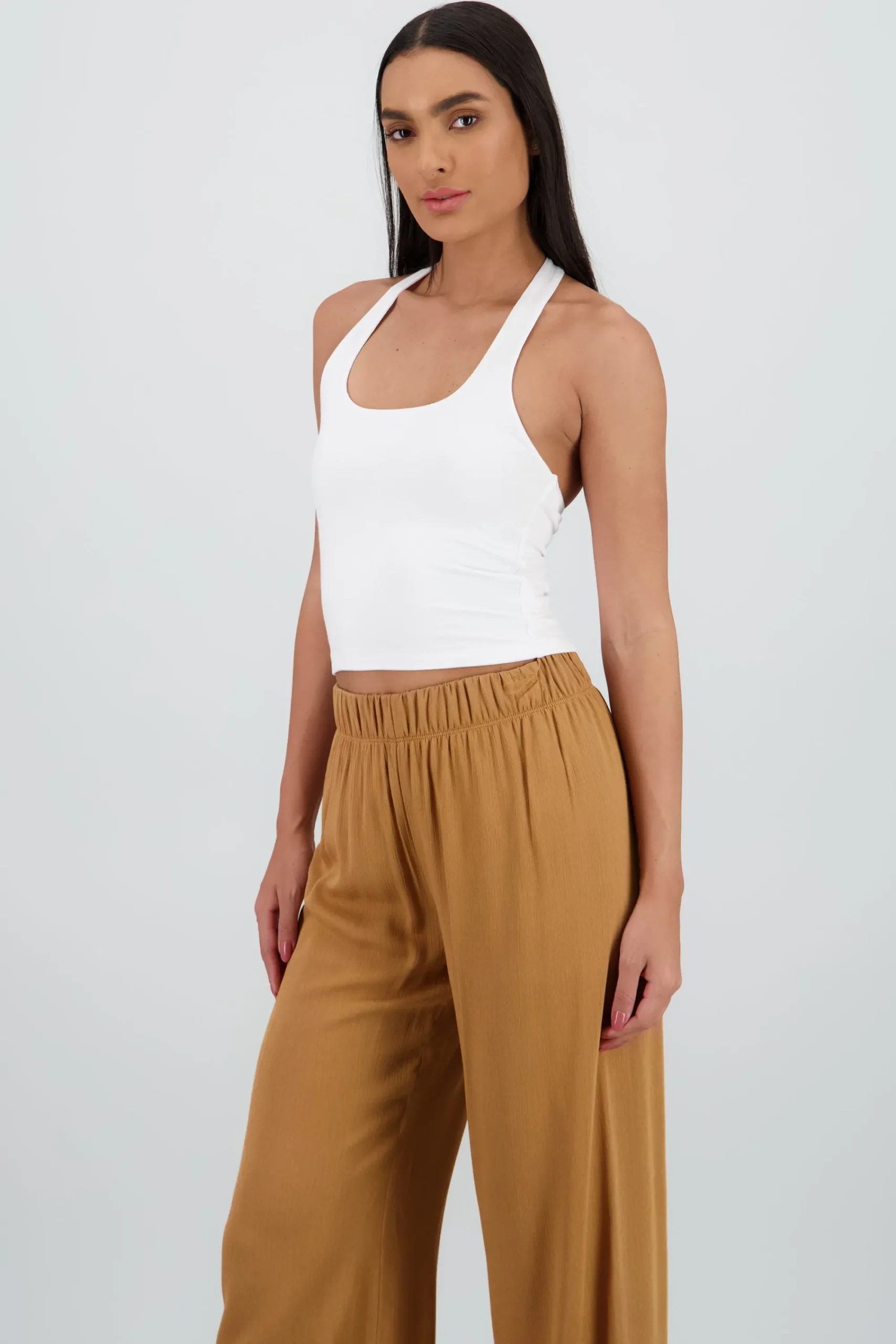 Shasa Solid Halter Top