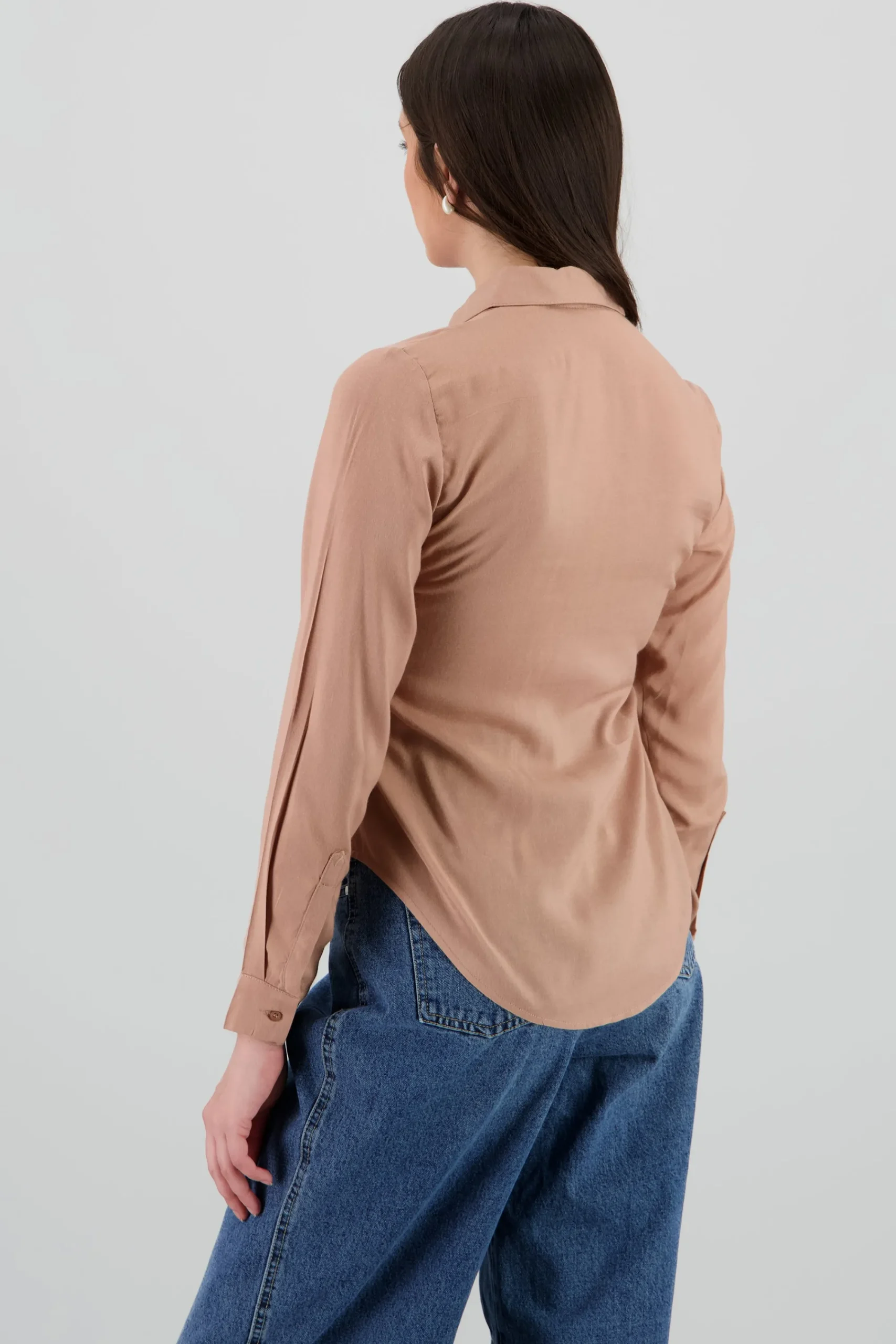 Shasa Solid Long Sleeved Blouse