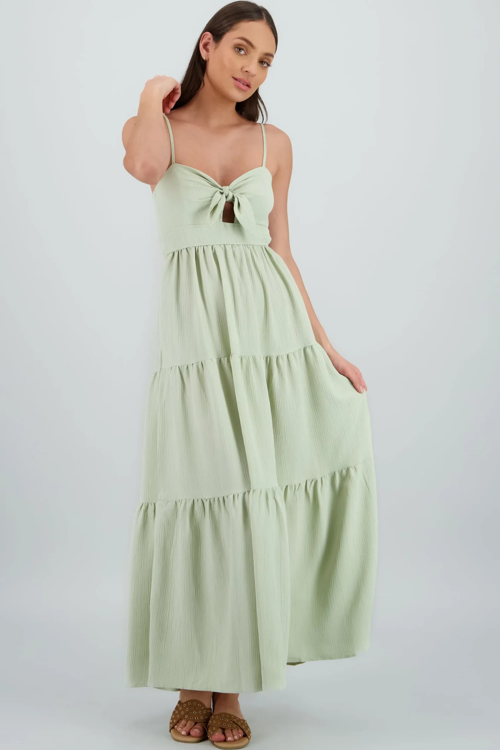 Shasa Solid Maxi Dress
