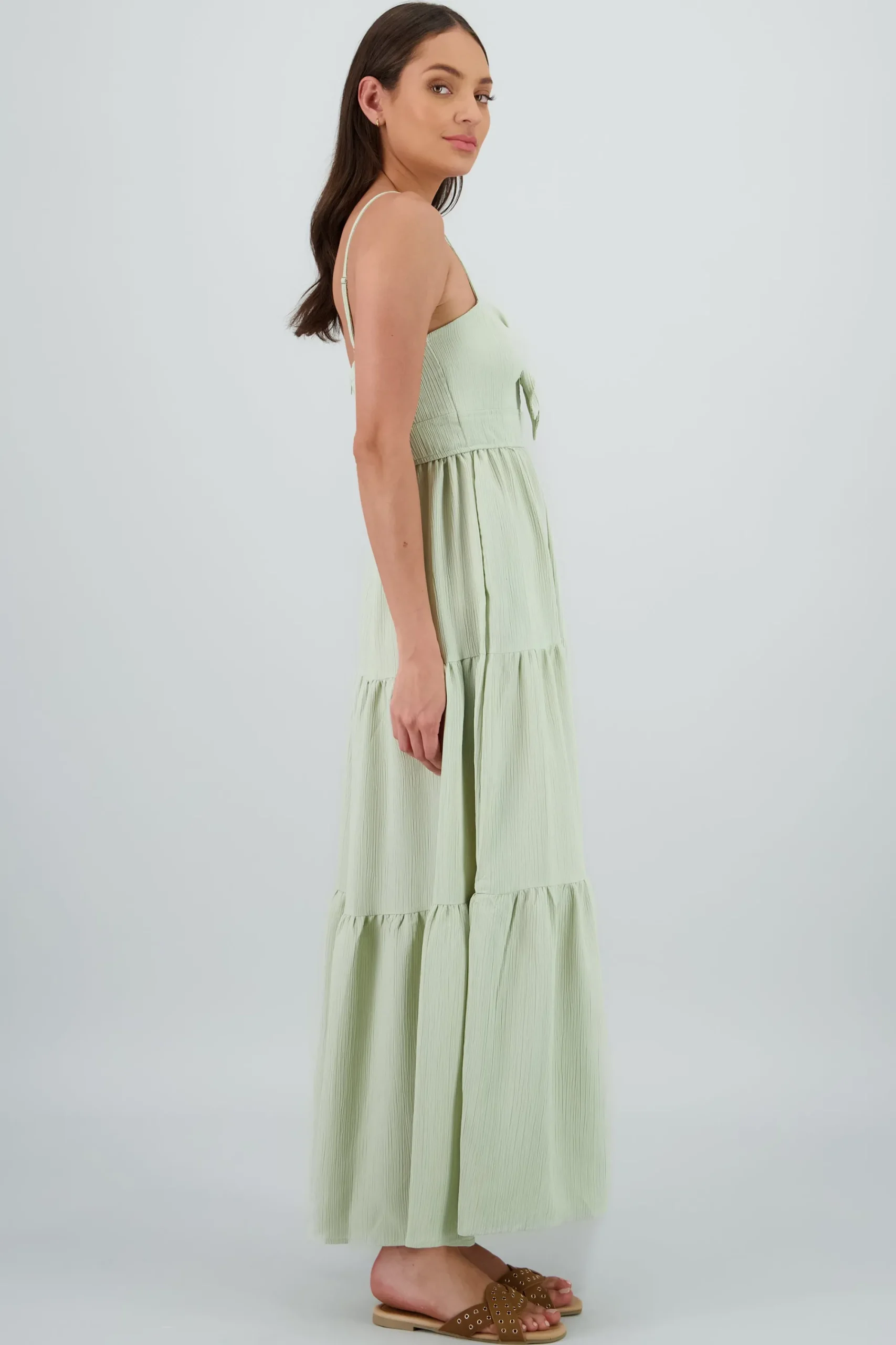 Shasa Solid Maxi Dress