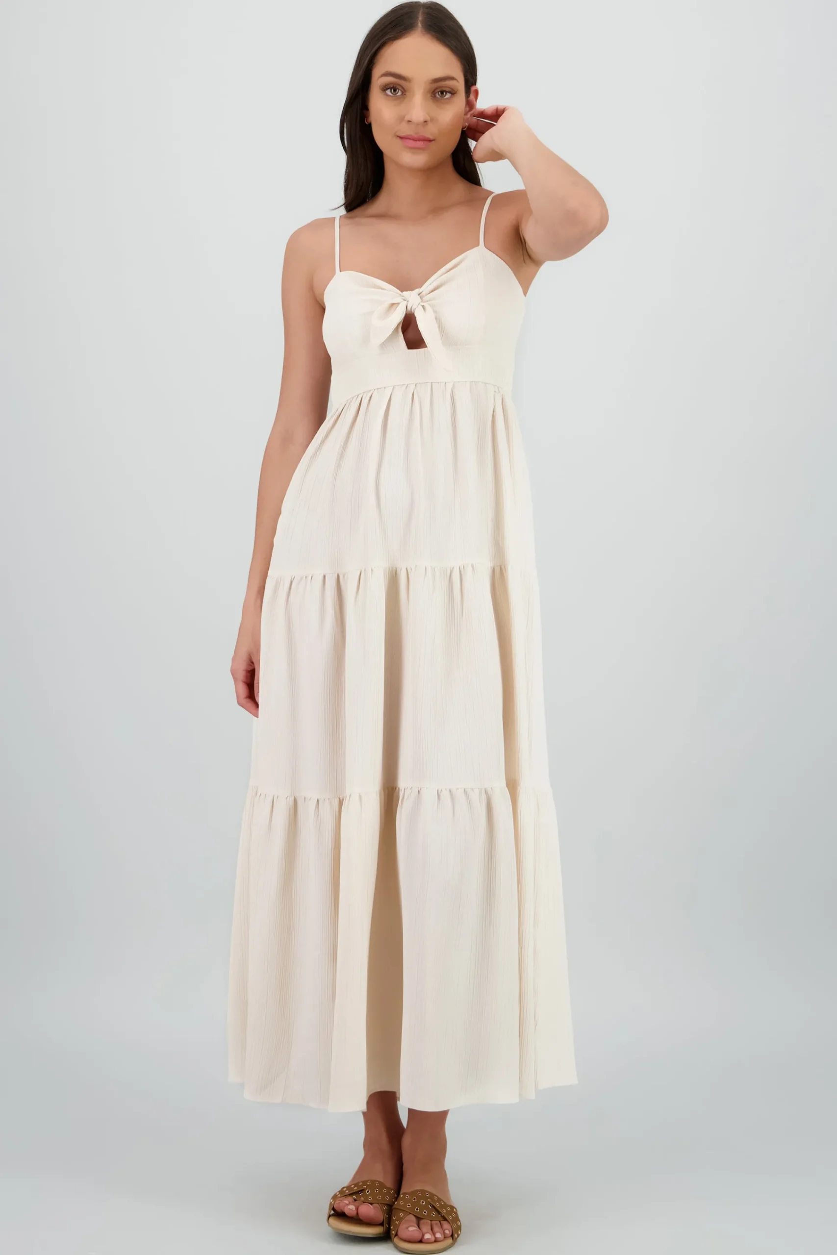 Shasa Solid Maxi Dress