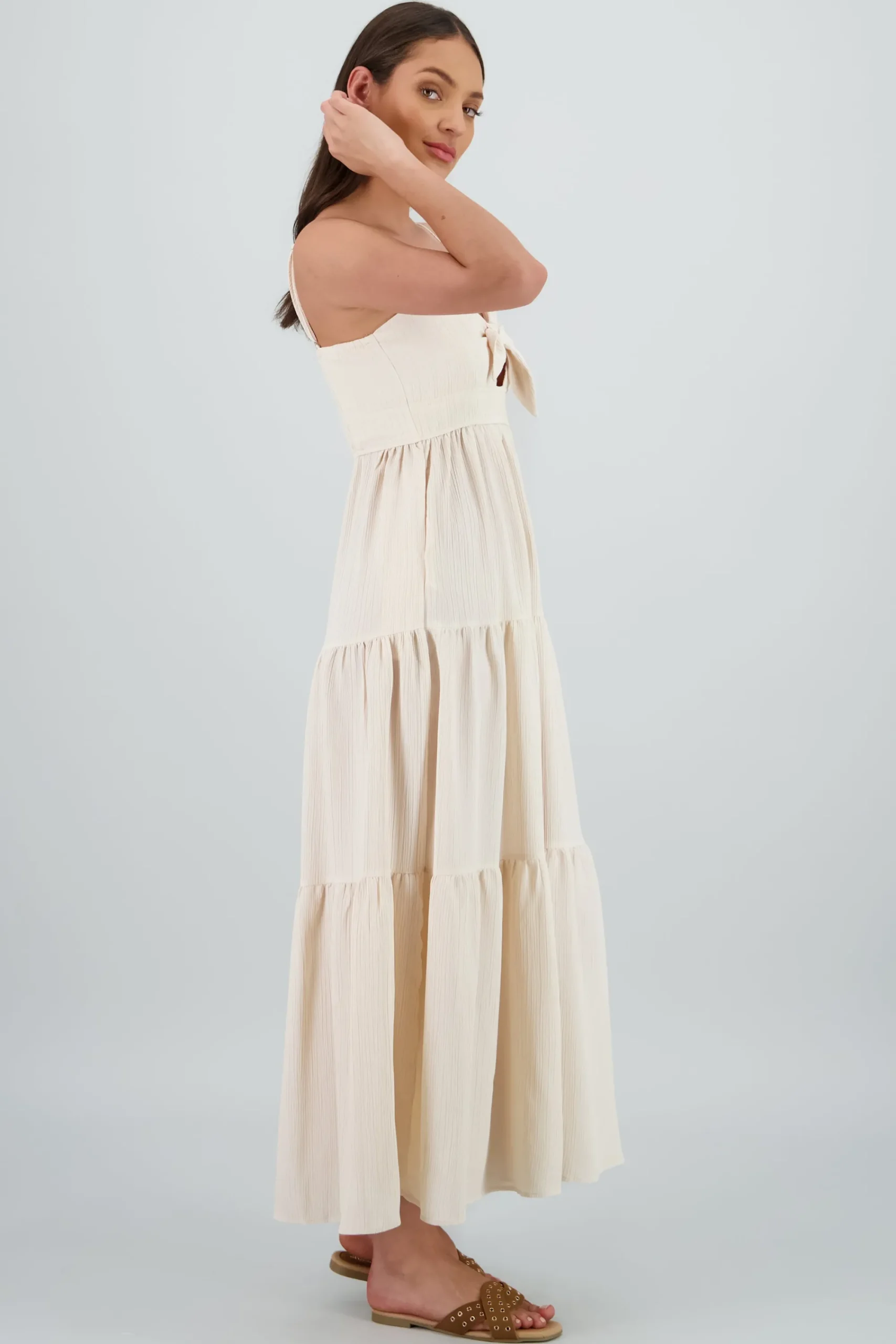 Shasa Solid Maxi Dress