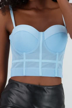 Shasa Solid Mesh Corset