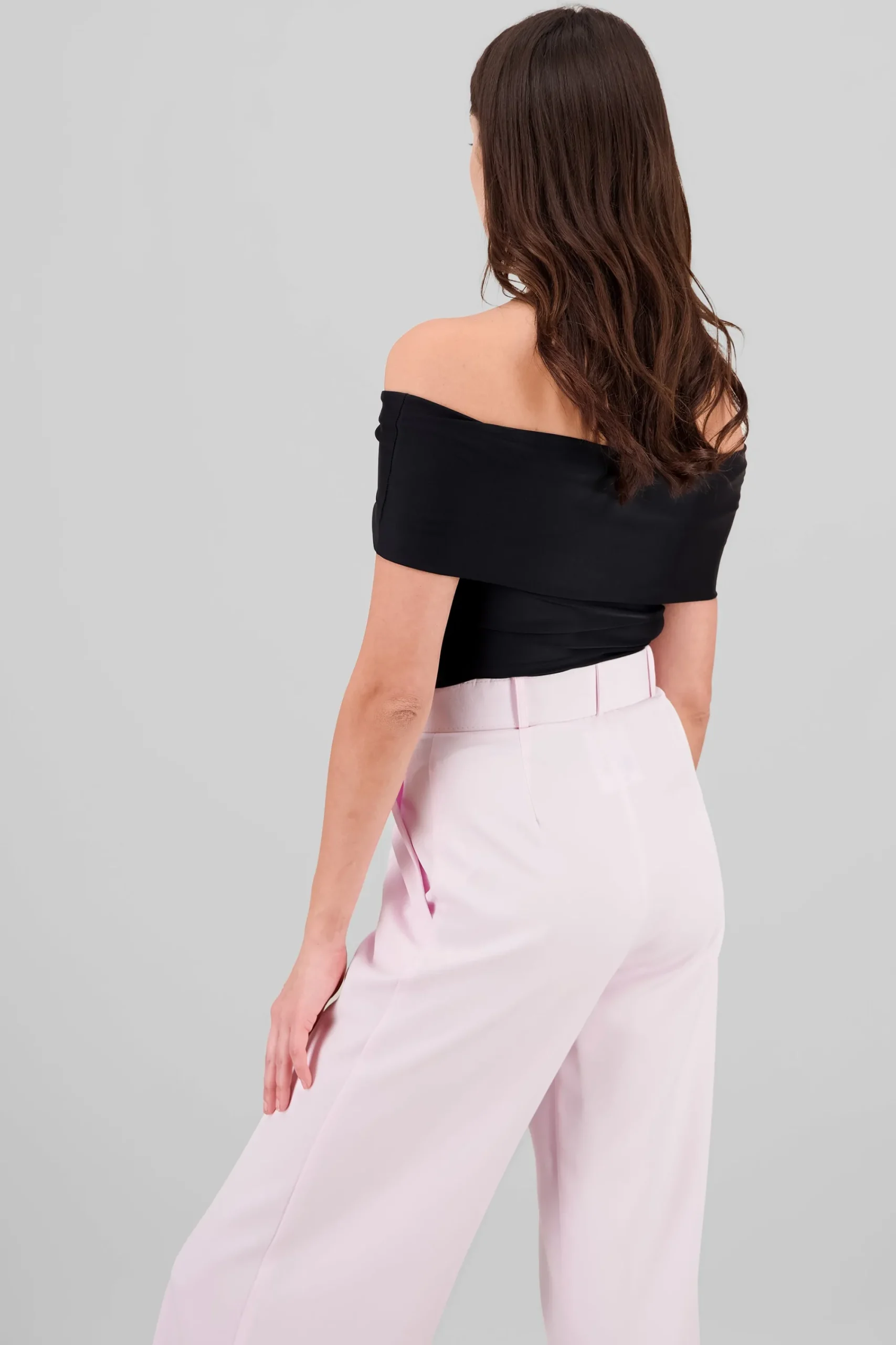 Shasa Solid Off Shoulder Top