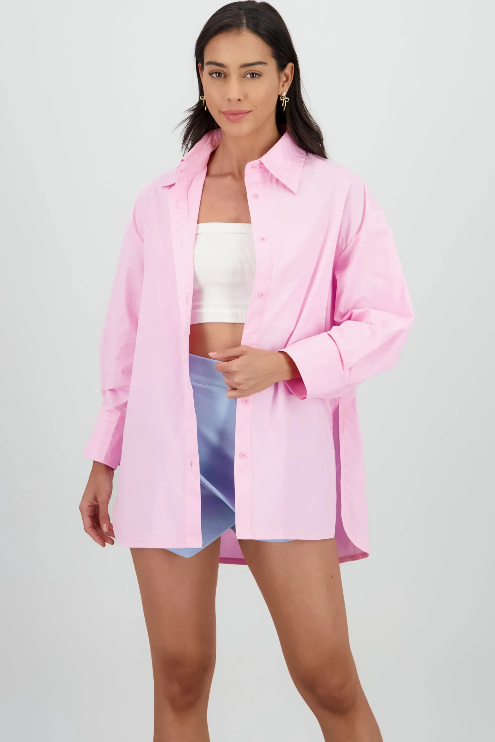 Shasa Solid Oversized Shirt
