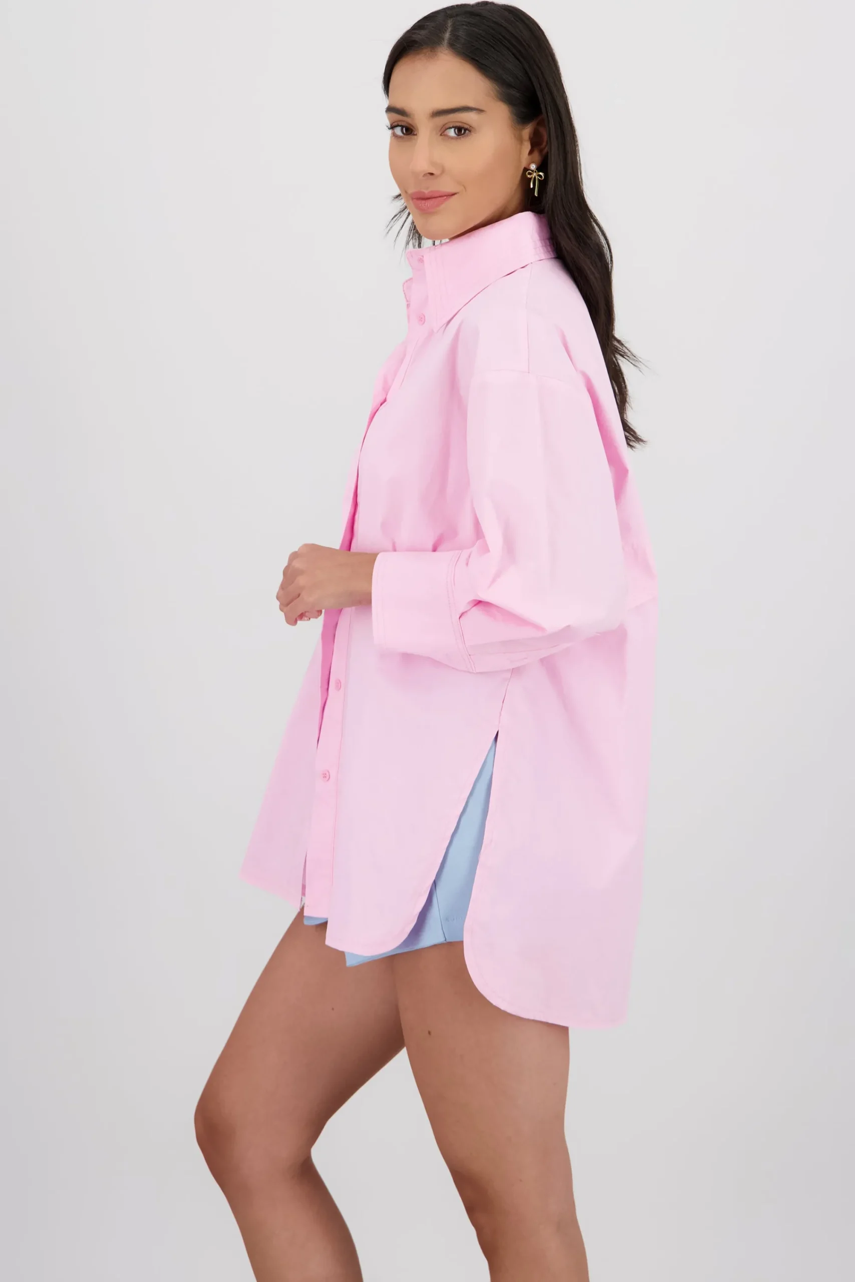 Shasa Solid Oversized Shirt