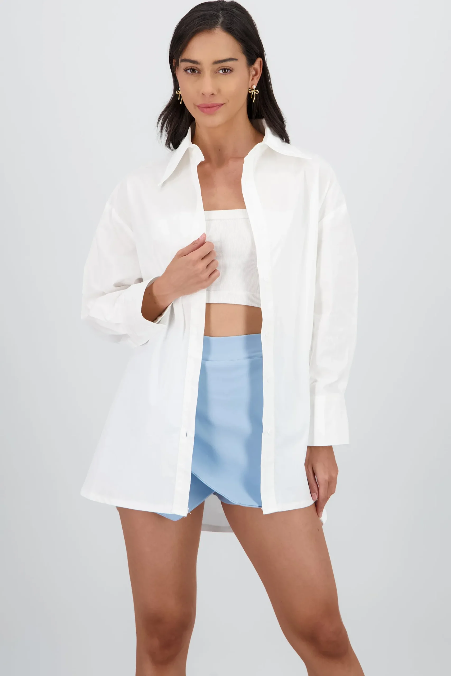 Shasa Solid Oversized Shirt
