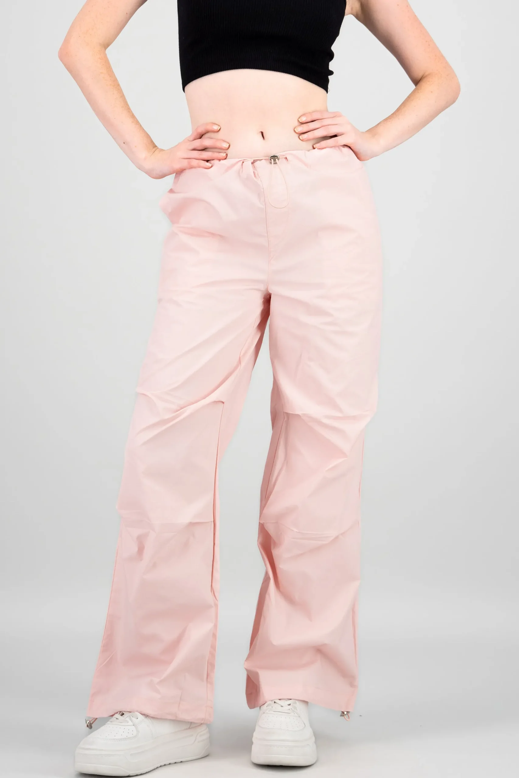 Shasa Solid Parachute Pants