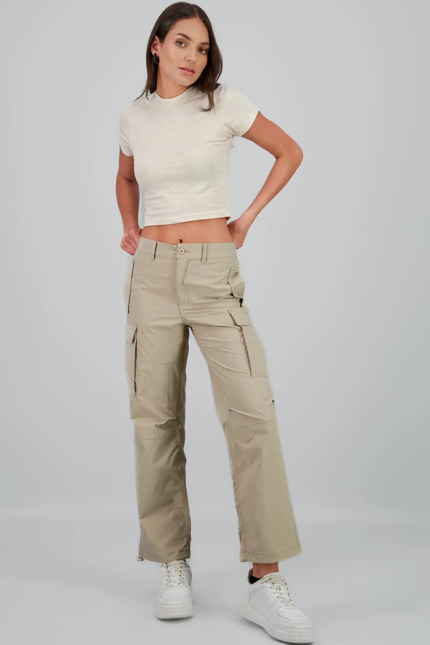 Shasa Solid Parachute Pants