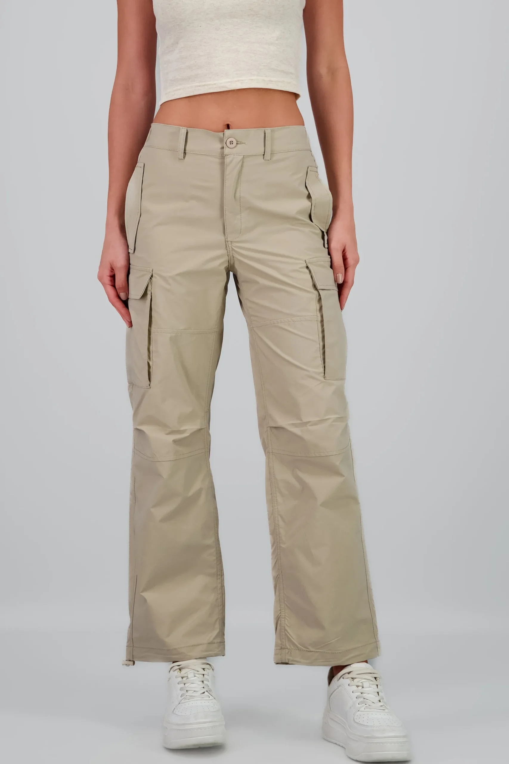 Shasa Solid Parachute Pants