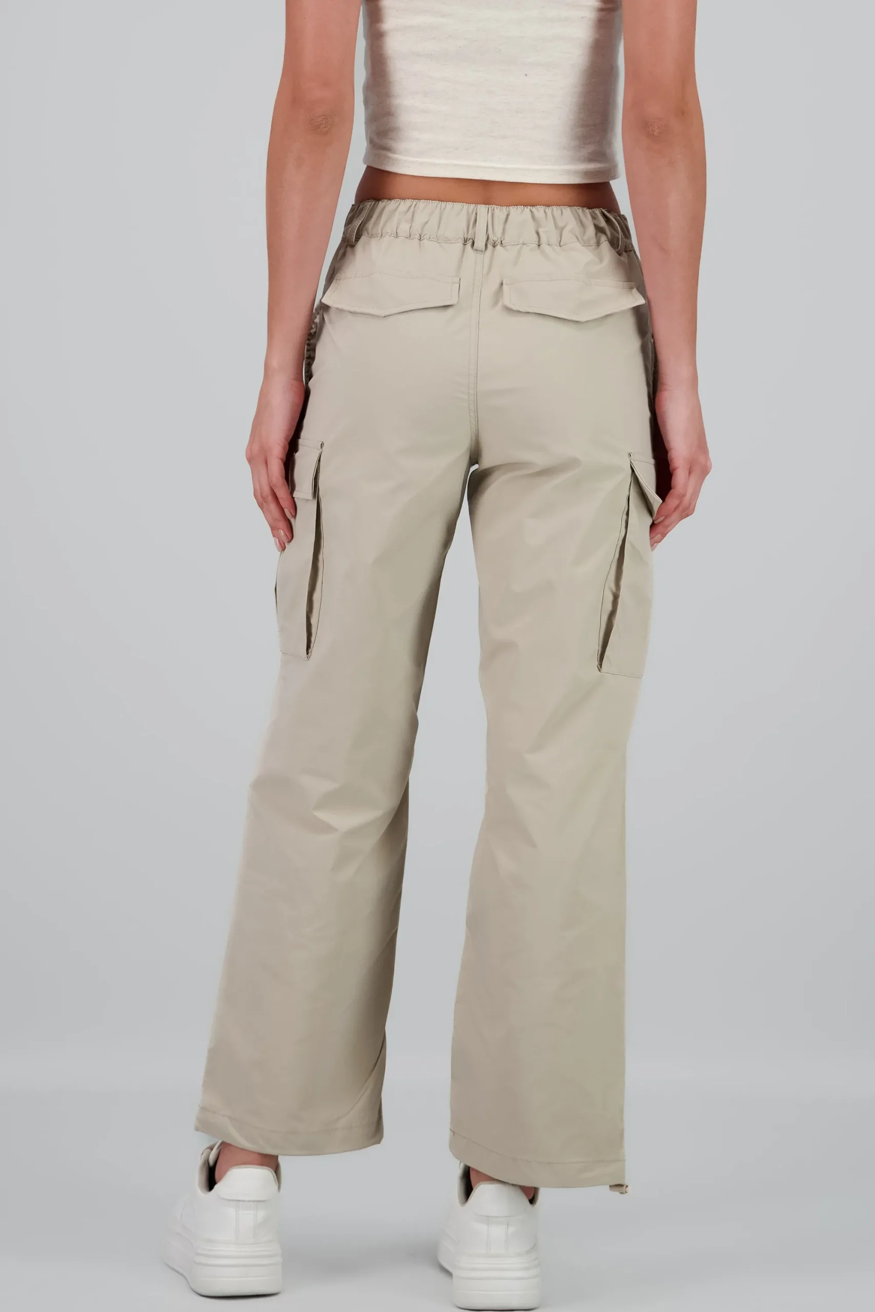 Shasa Solid Parachute Pants
