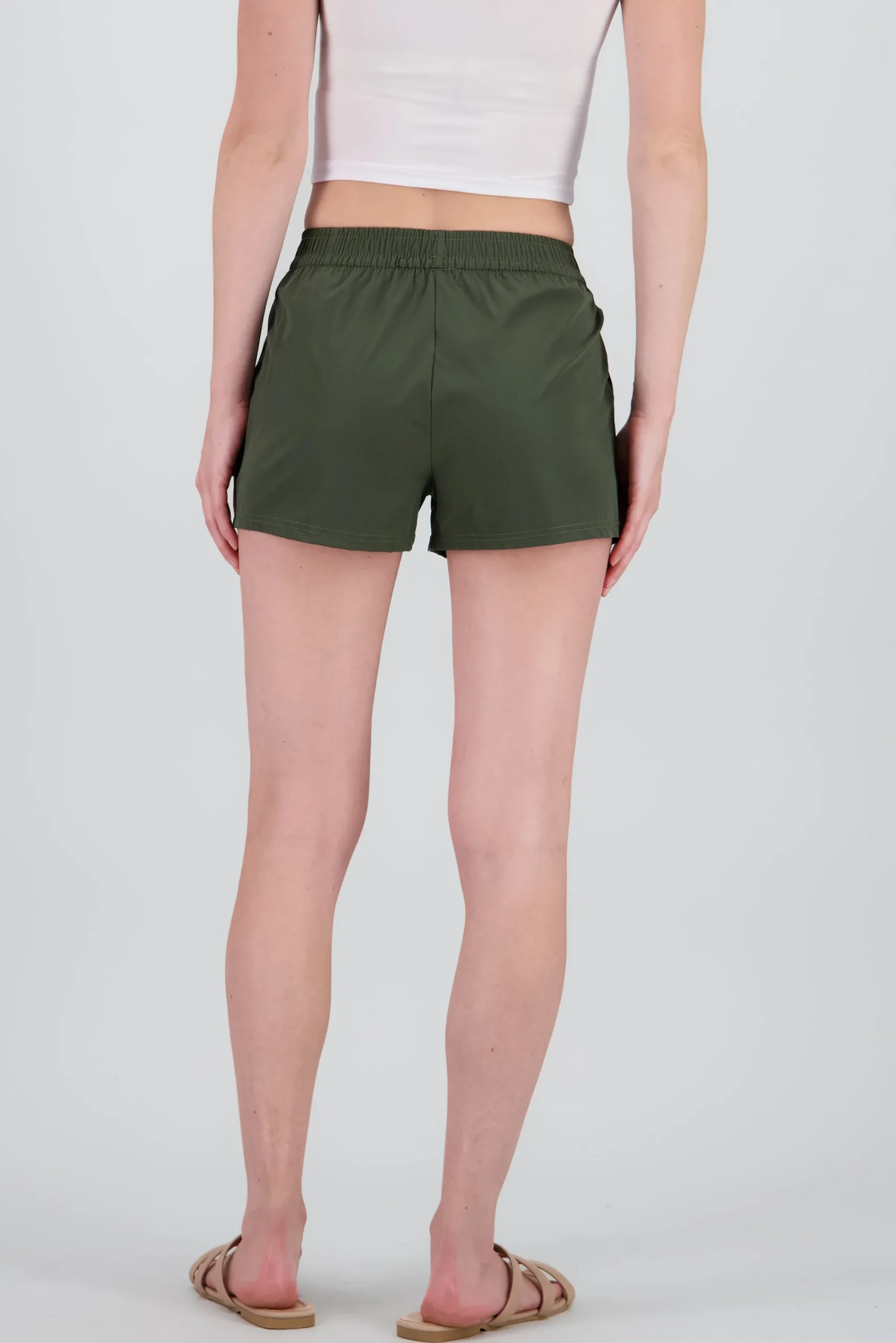 Shasa Solid Shorts with Pockets