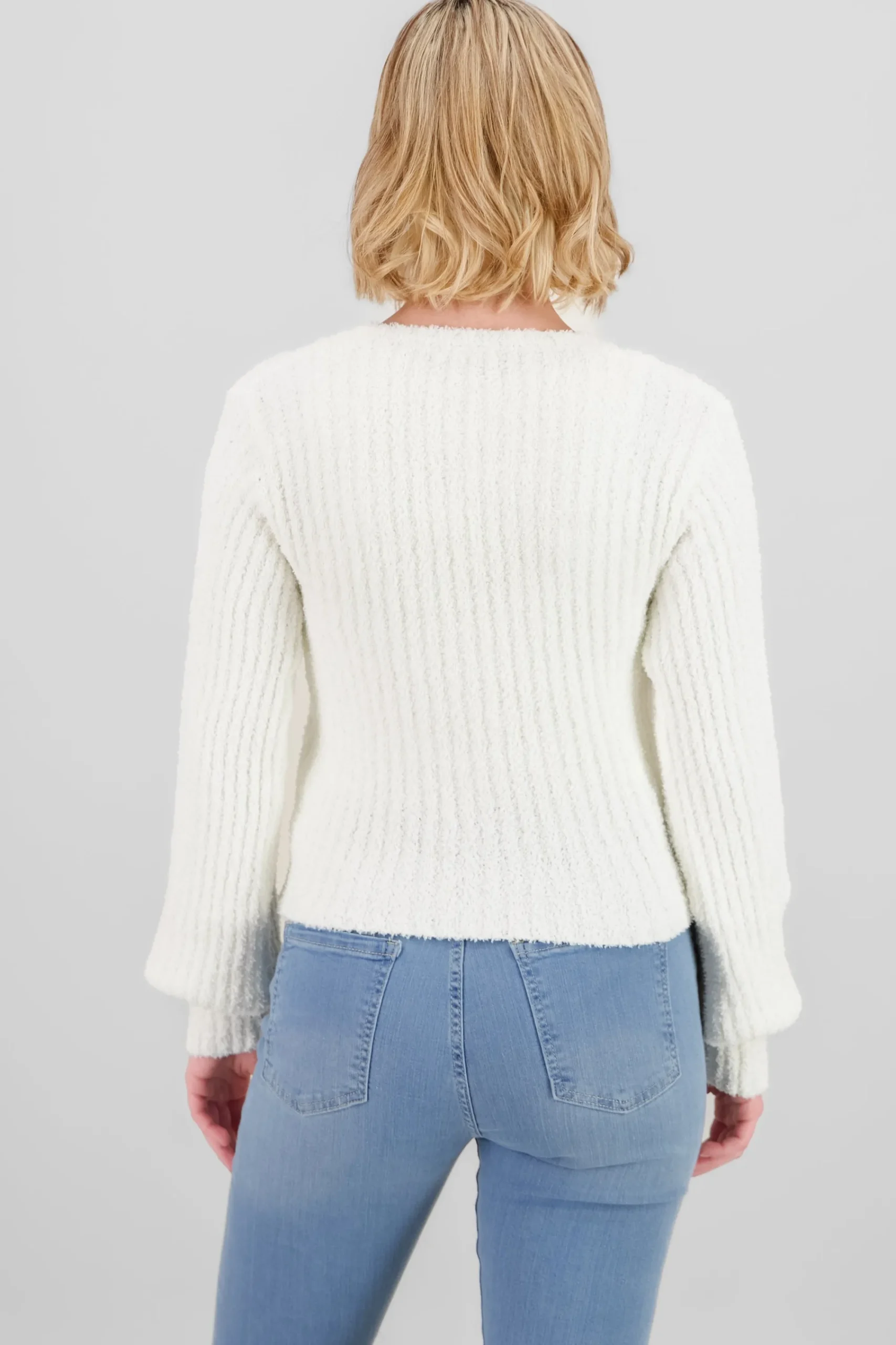Shasa Solid Texture Sweater