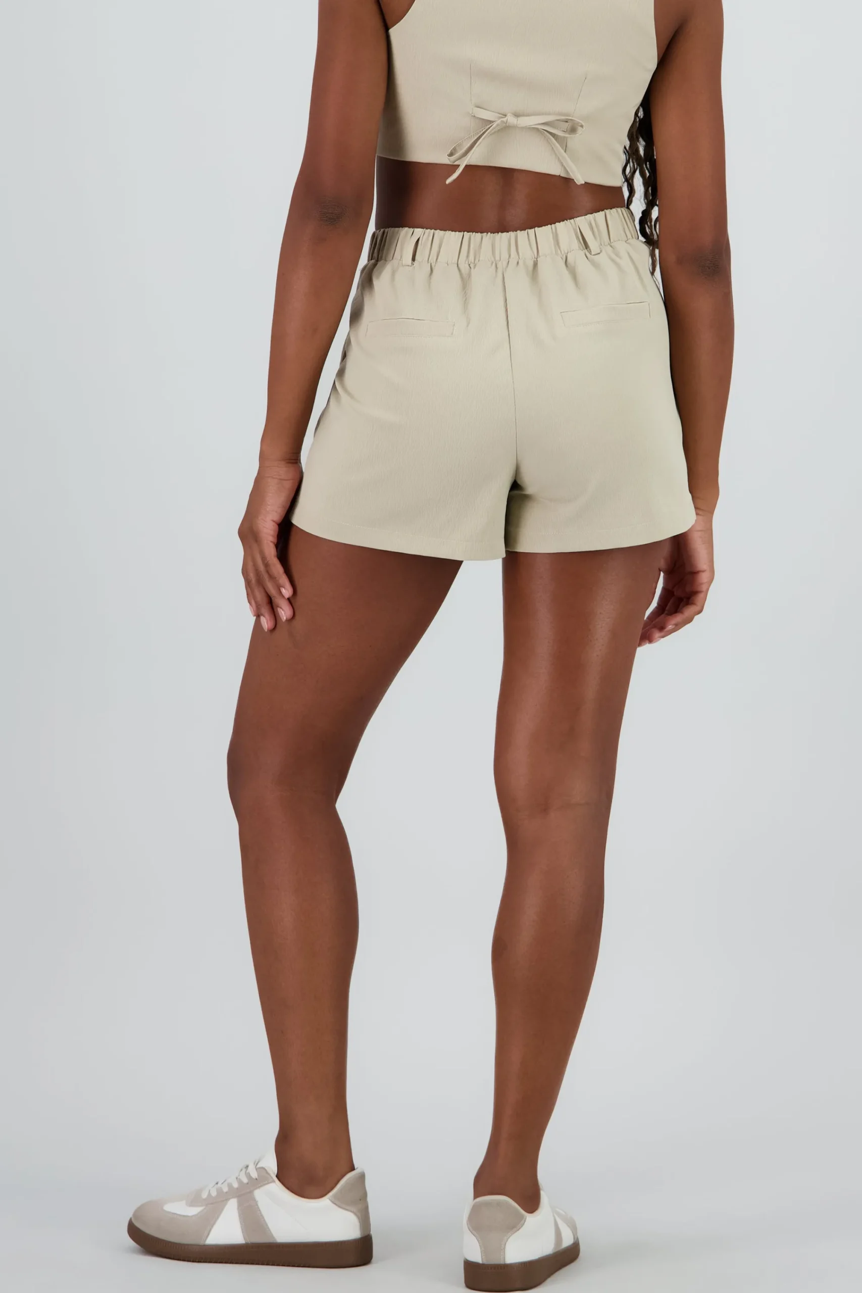 Shasa Solid Textured Shorts