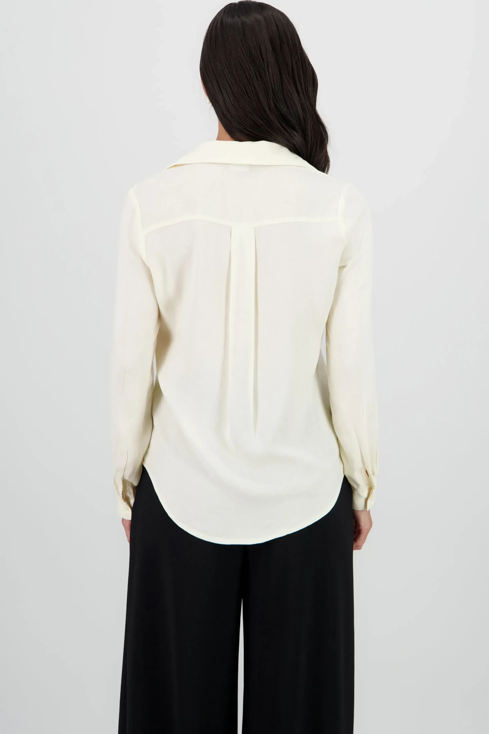 Shasa Solid V Neck Shirt