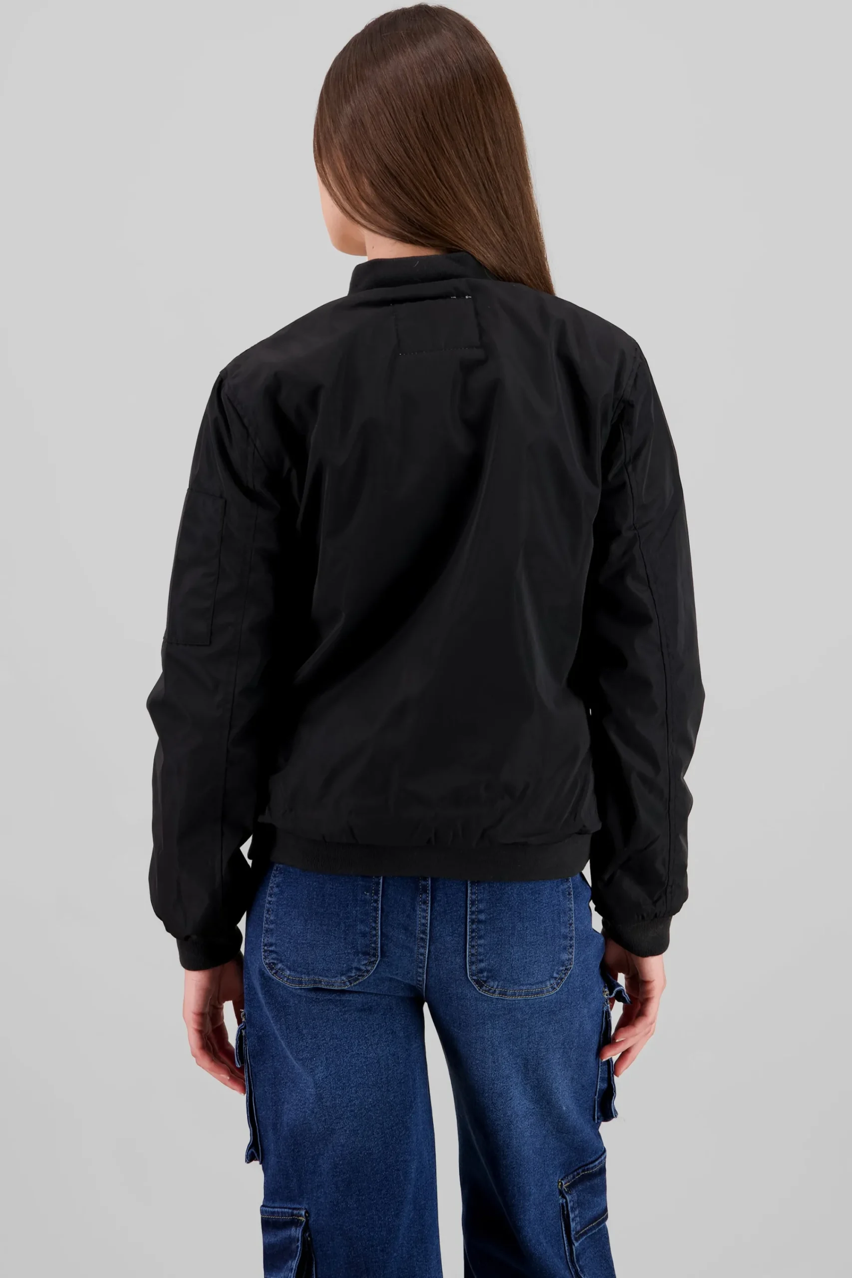 Shasa Solid Zip-Up Bomber