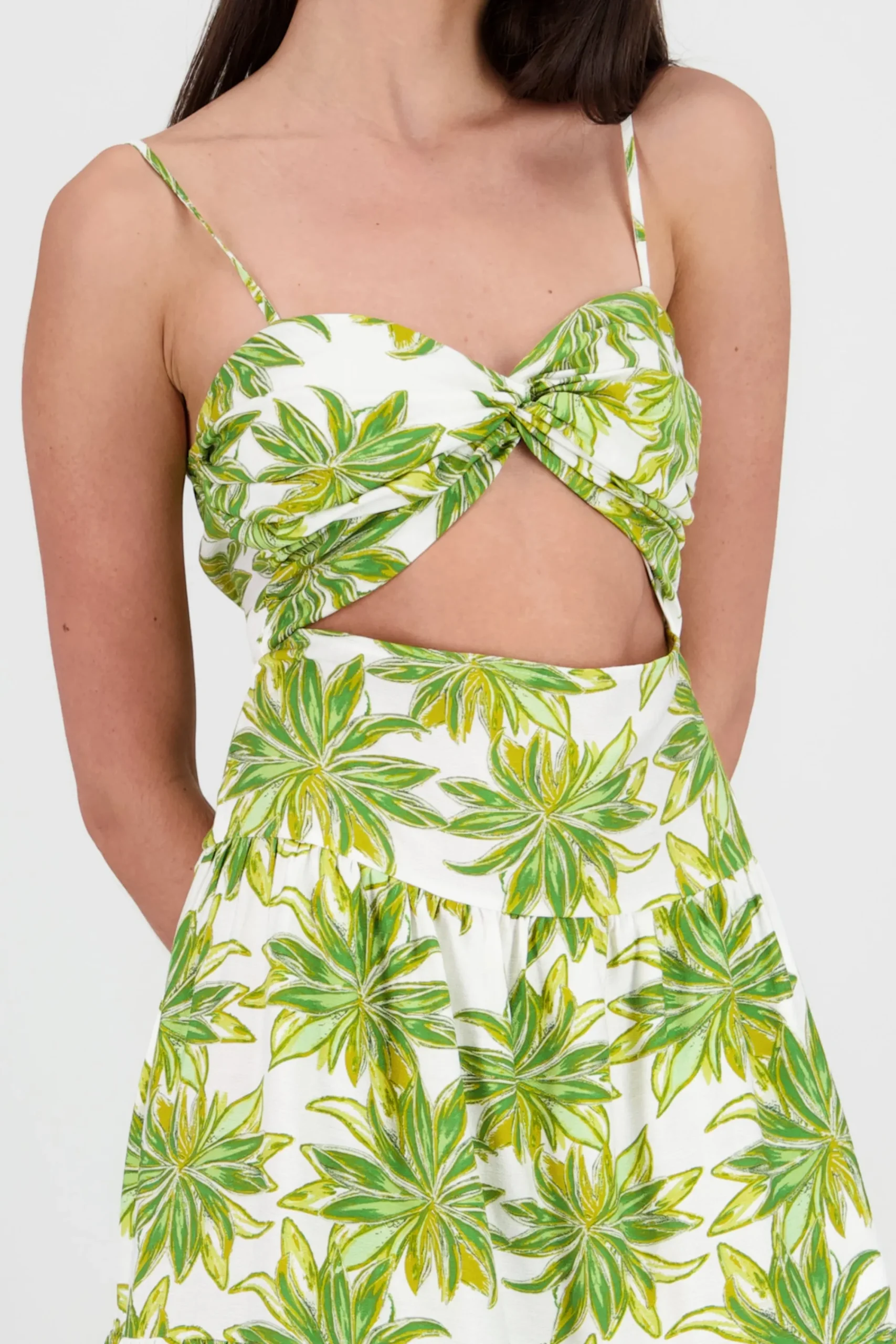 Shasa Spaghetti Strap Midi Dress