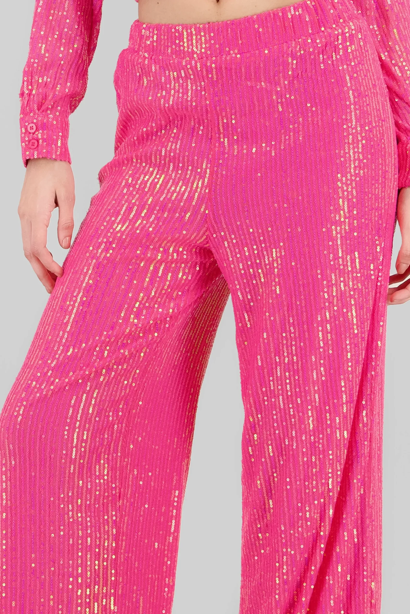 Shasa Sparkly Wide Leg Pants