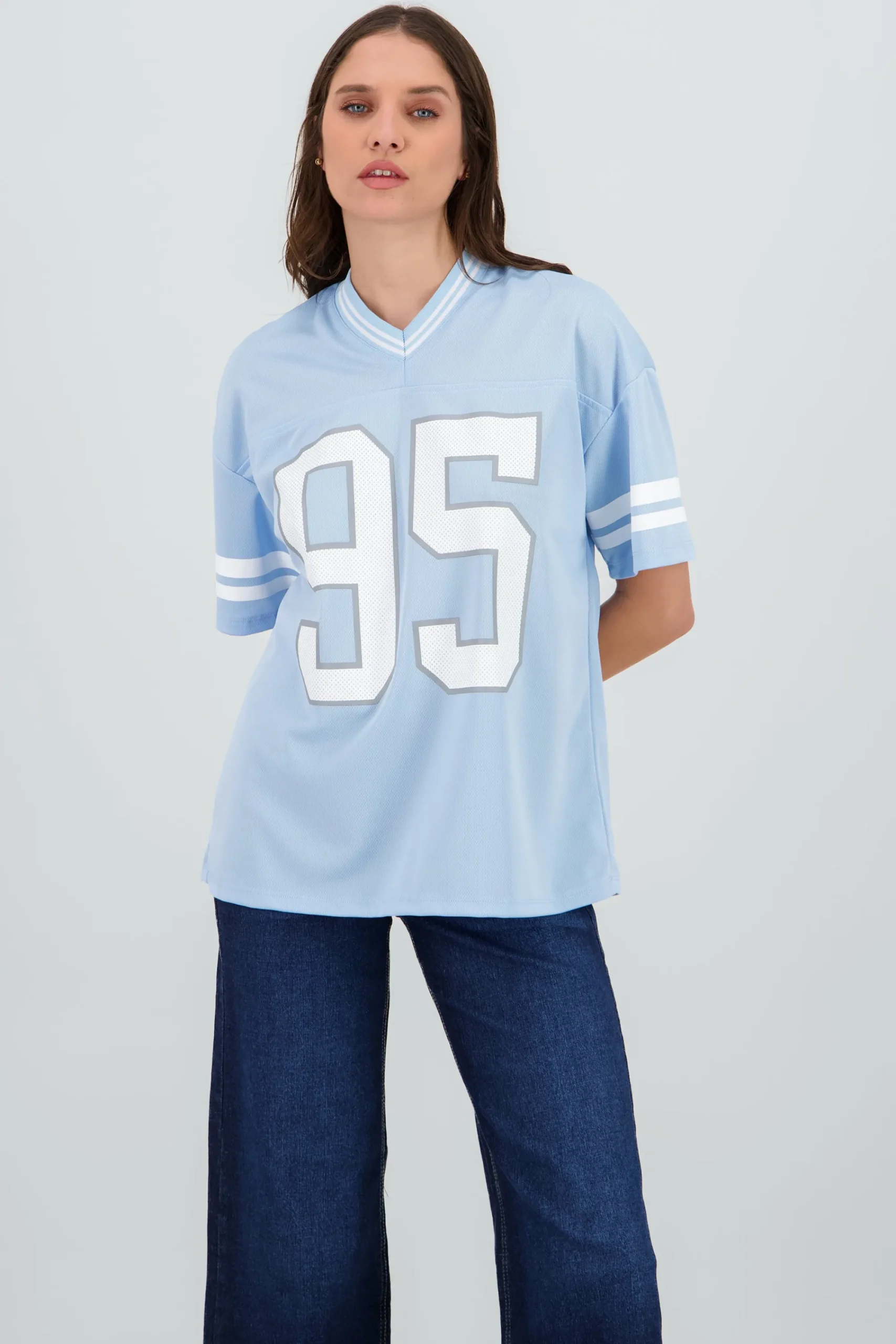 Shasa Sports T Shirt with Number Print