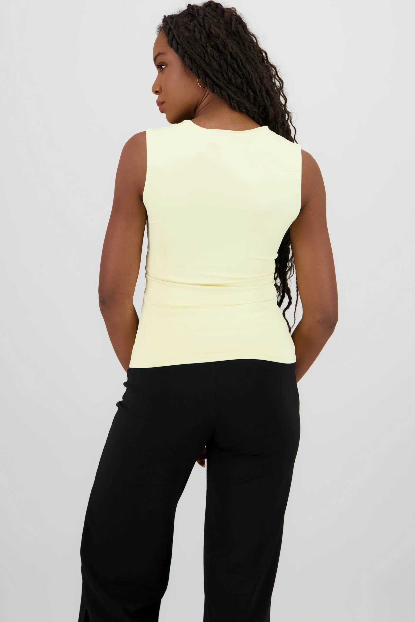 Shasa Square Neck Sleeveless Top