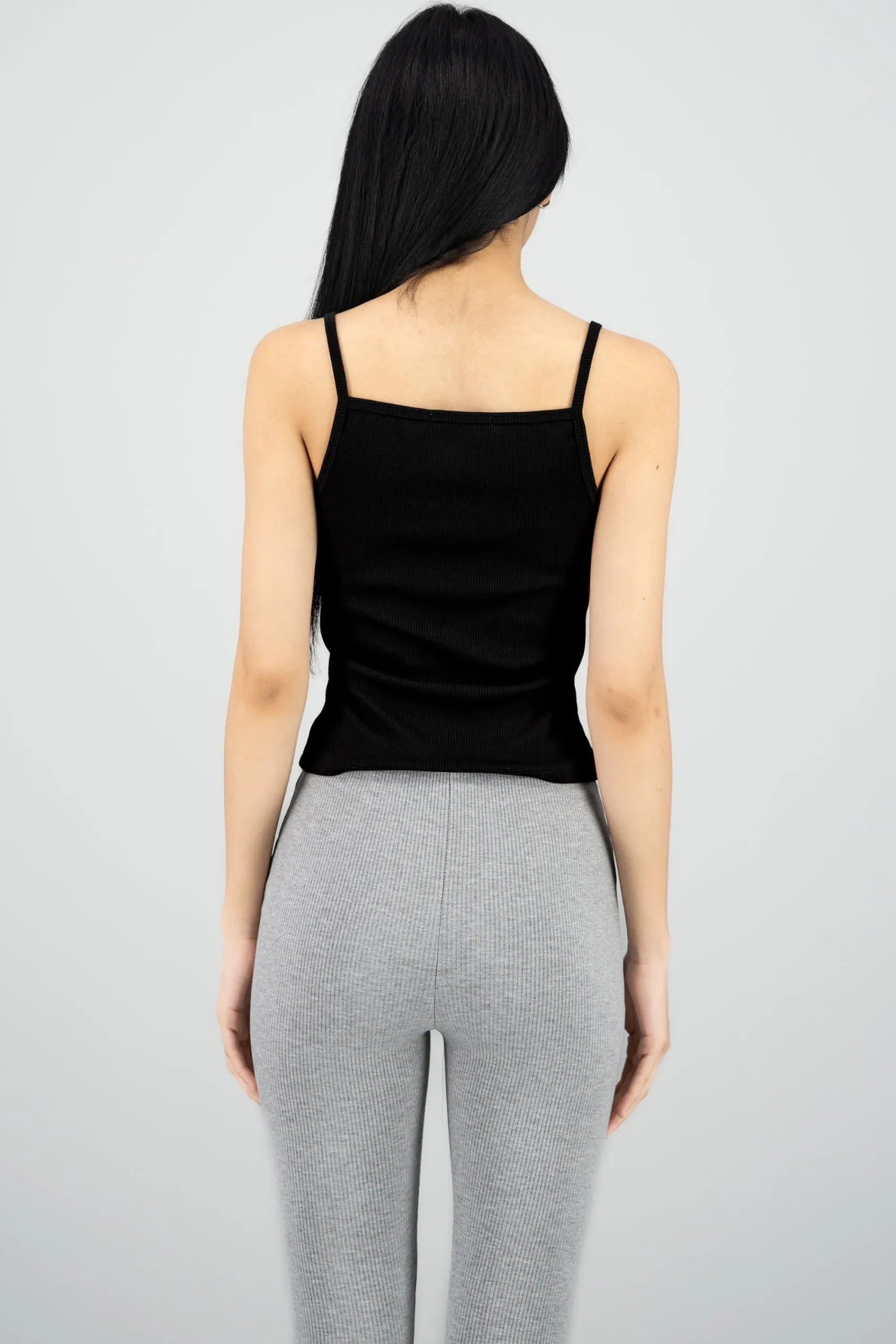Shasa Squared Scoop Ribbed Top
