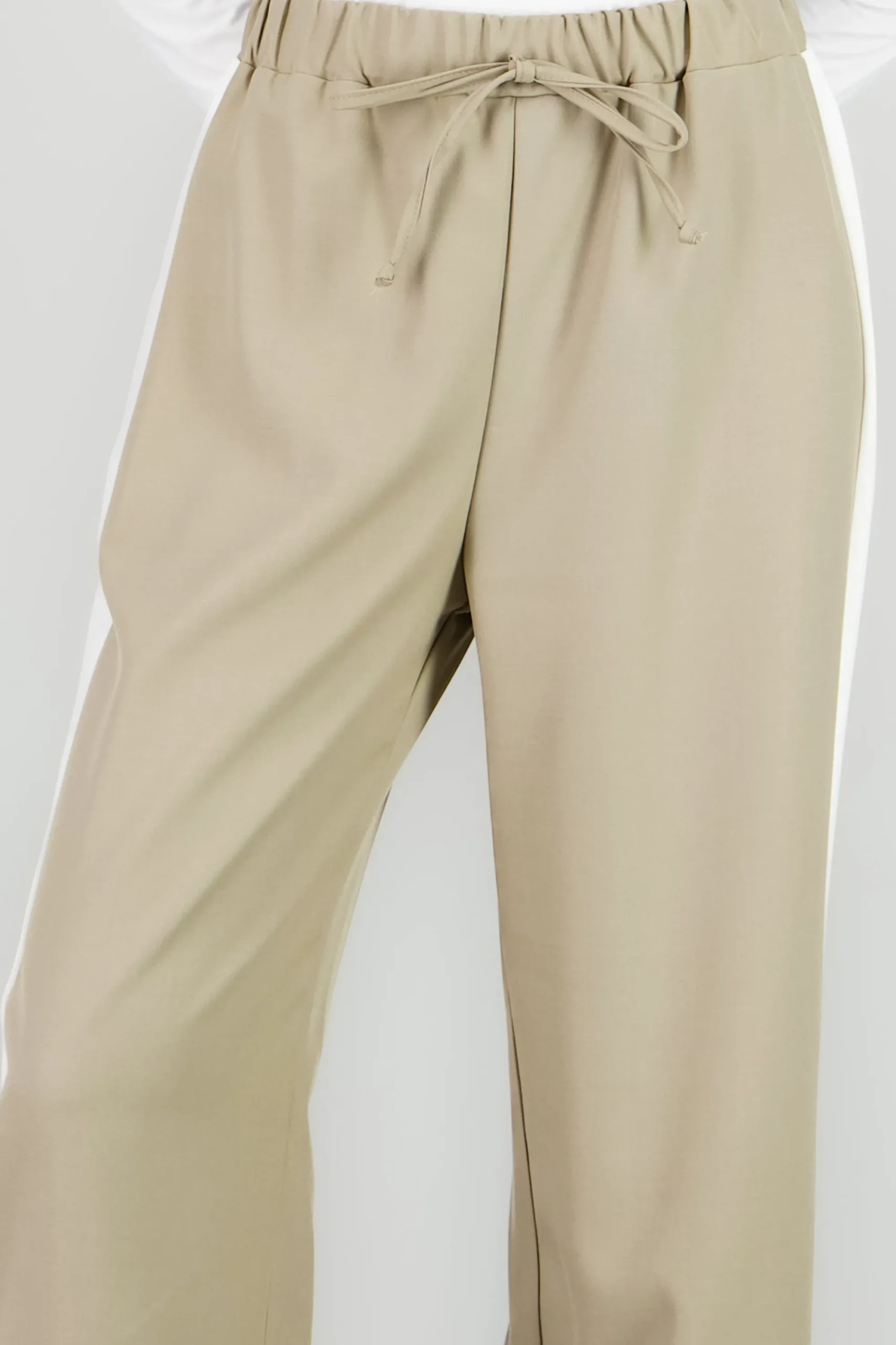 Shasa Straight Leg Pants with Side Stripe