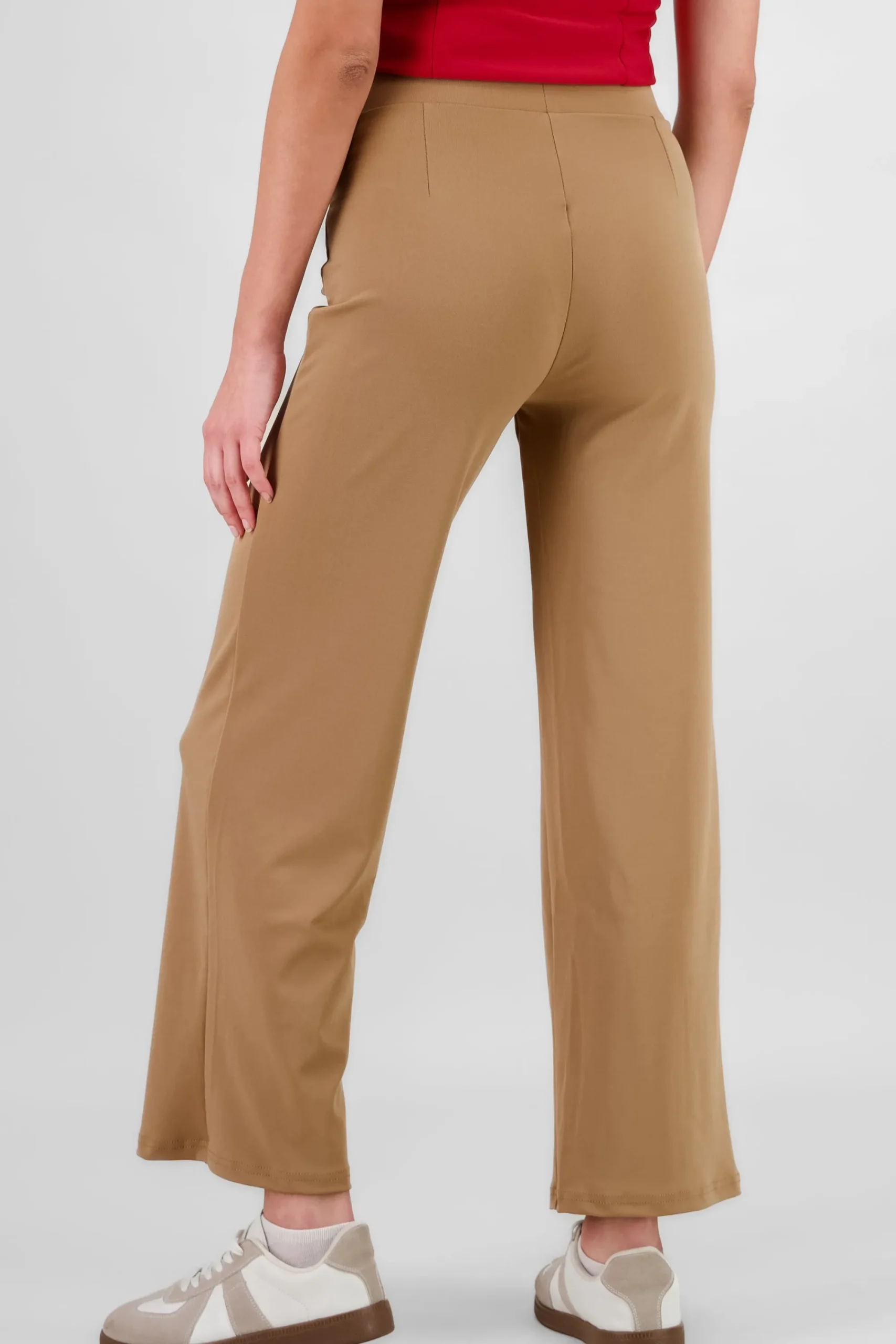 Shasa Straight Pants with Seams