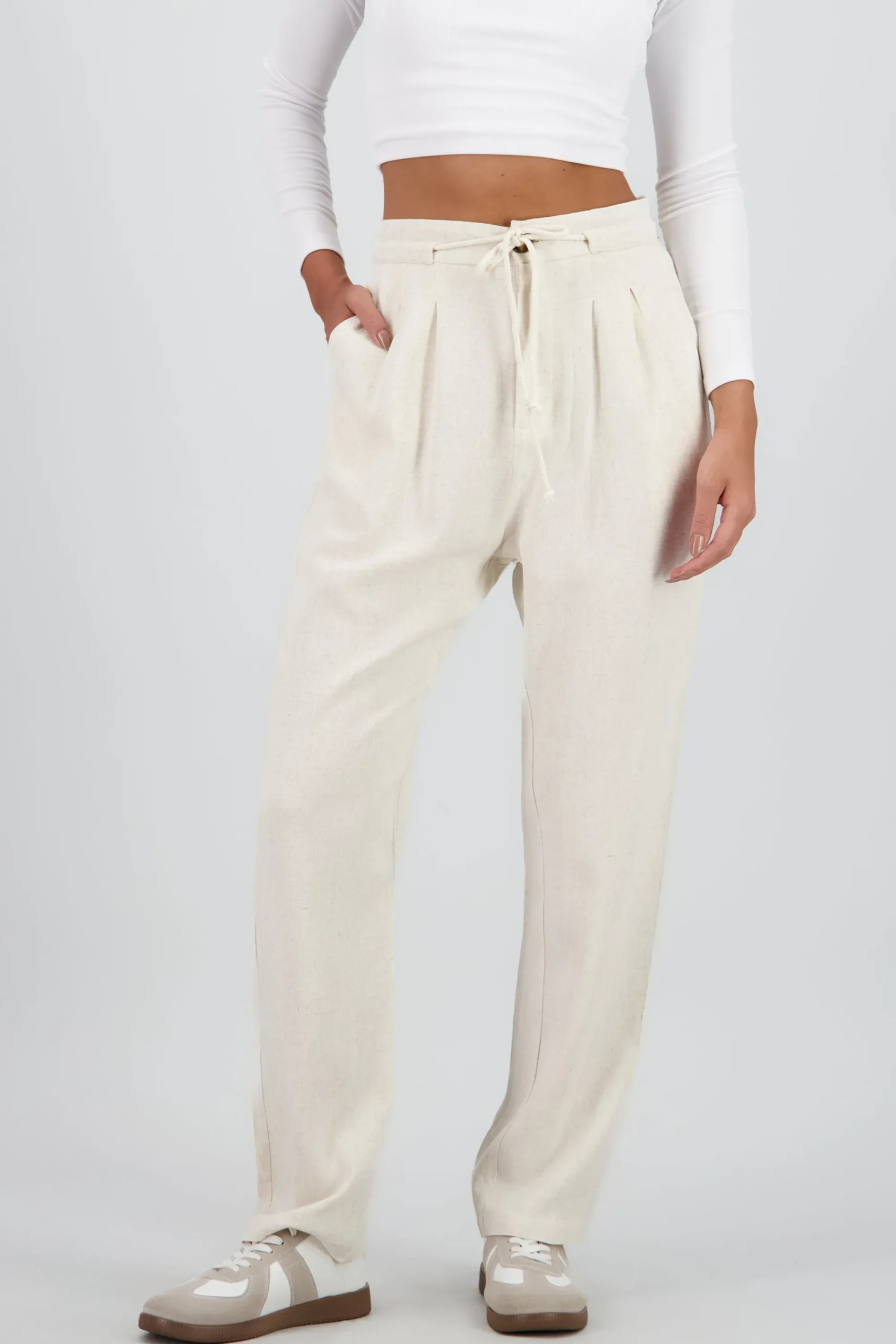 Shasa Straight Solid Pants
