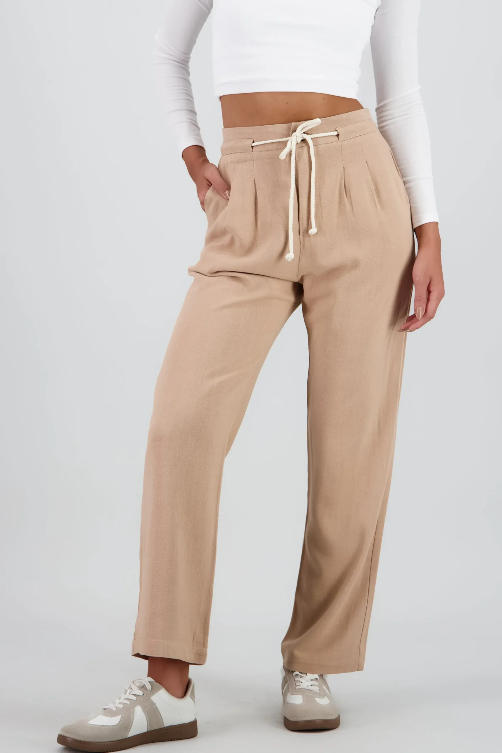 Shasa Straight Solid Pants