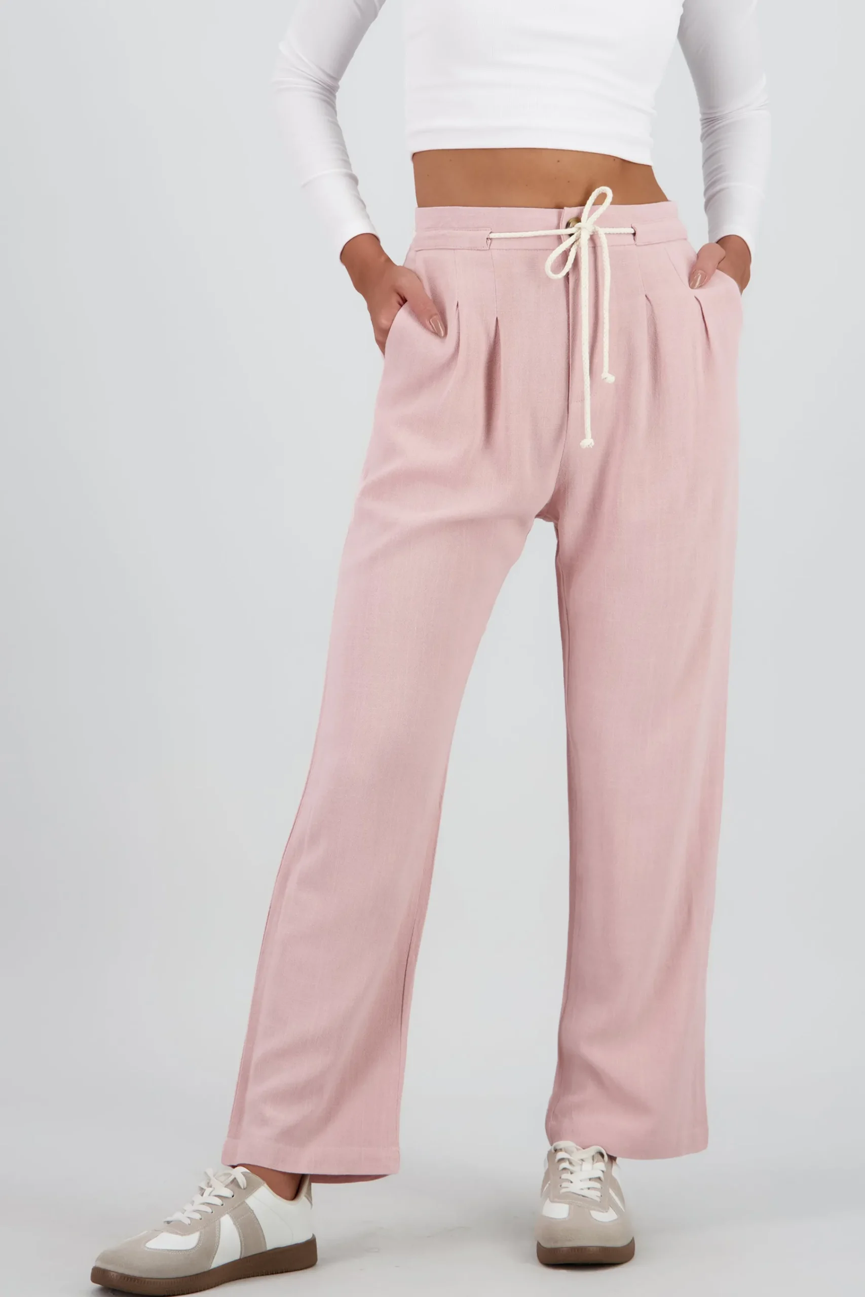 Shasa Straight Solid Pants