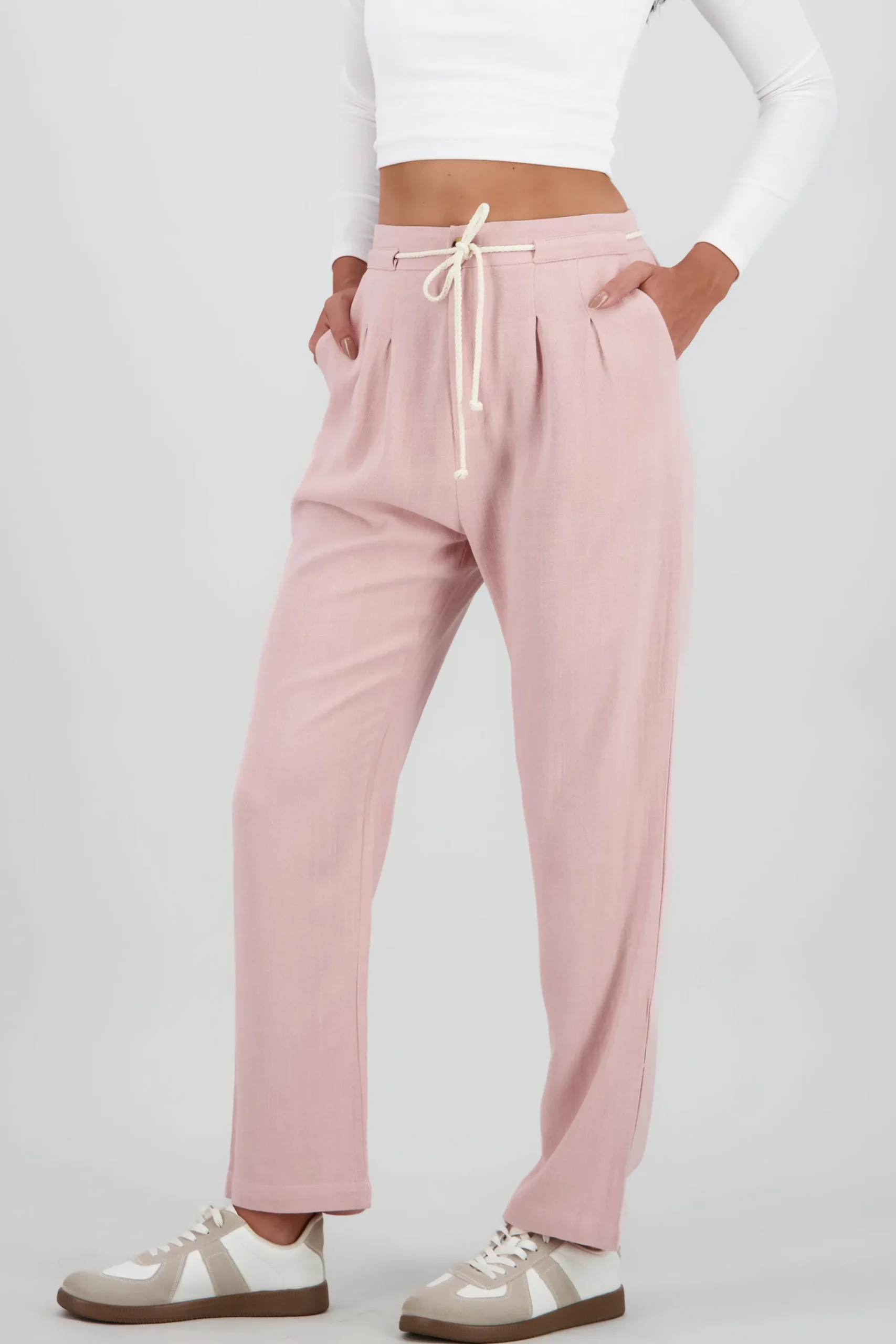 Shasa Straight Solid Pants