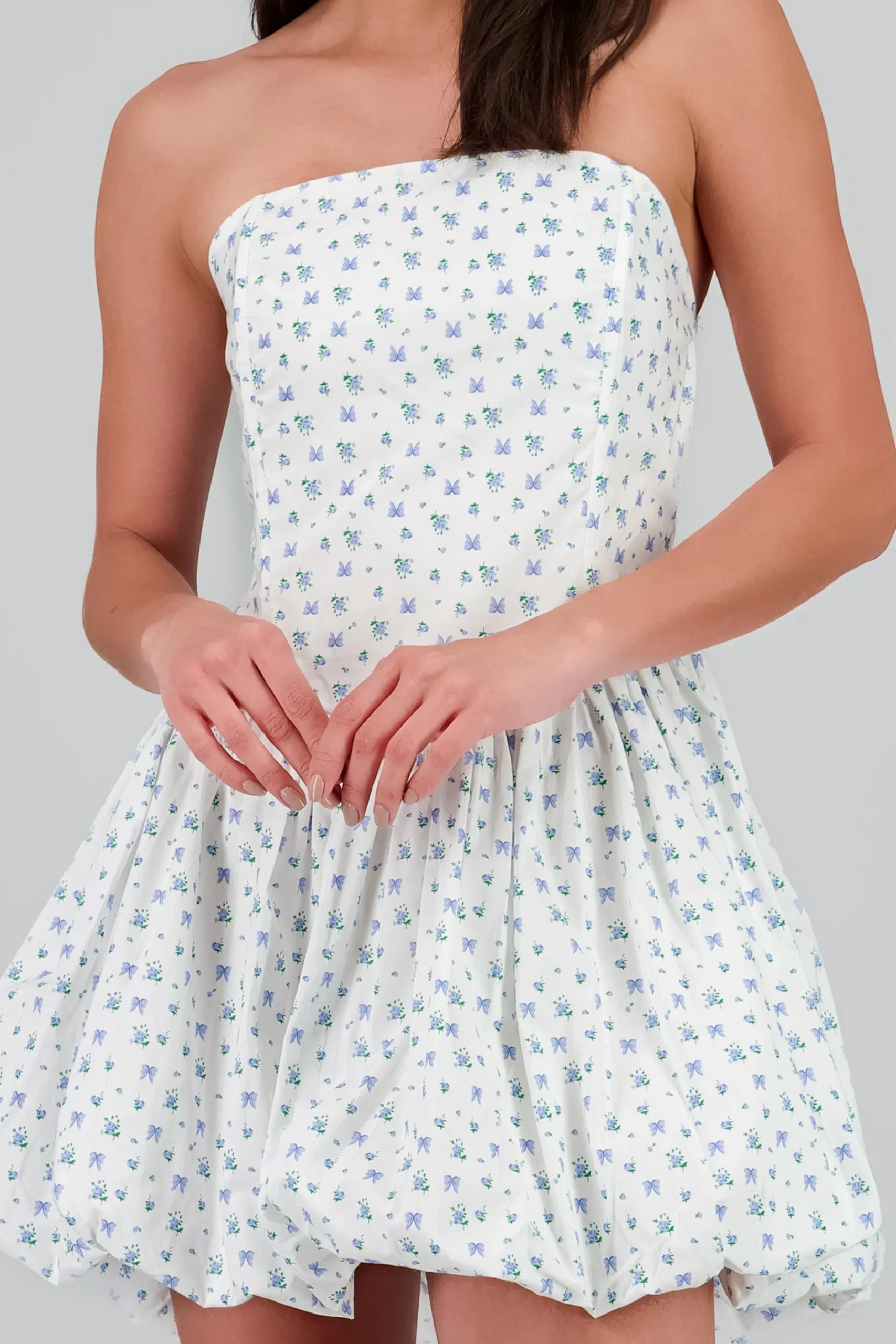 Shasa Strapless Bubble Dress