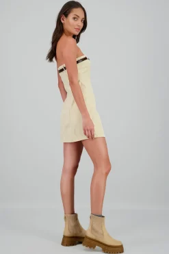 Shasa Strapless Dress With Belt