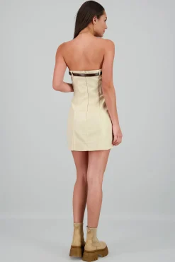 Shasa Strapless Dress With Belt