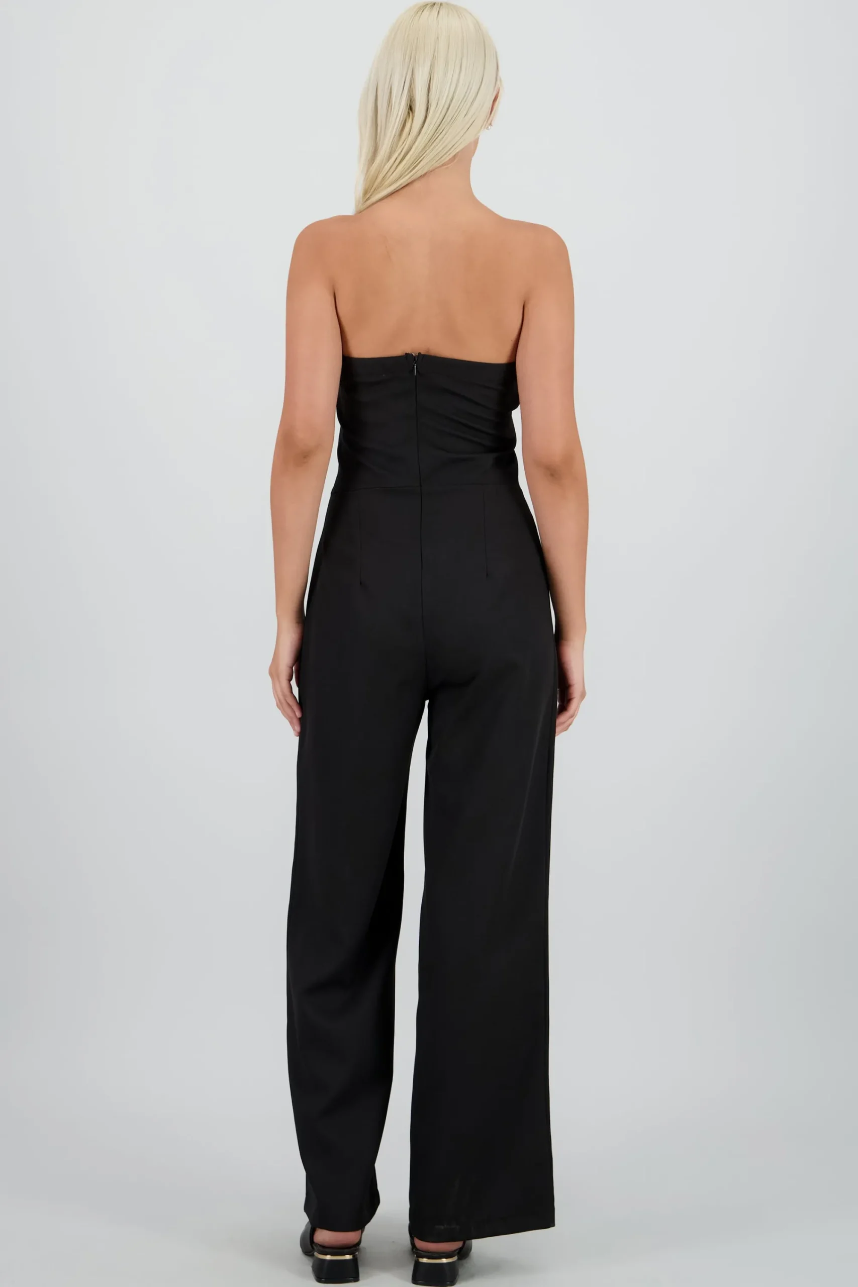 Shasa Strapples Jumpsuit with Bow