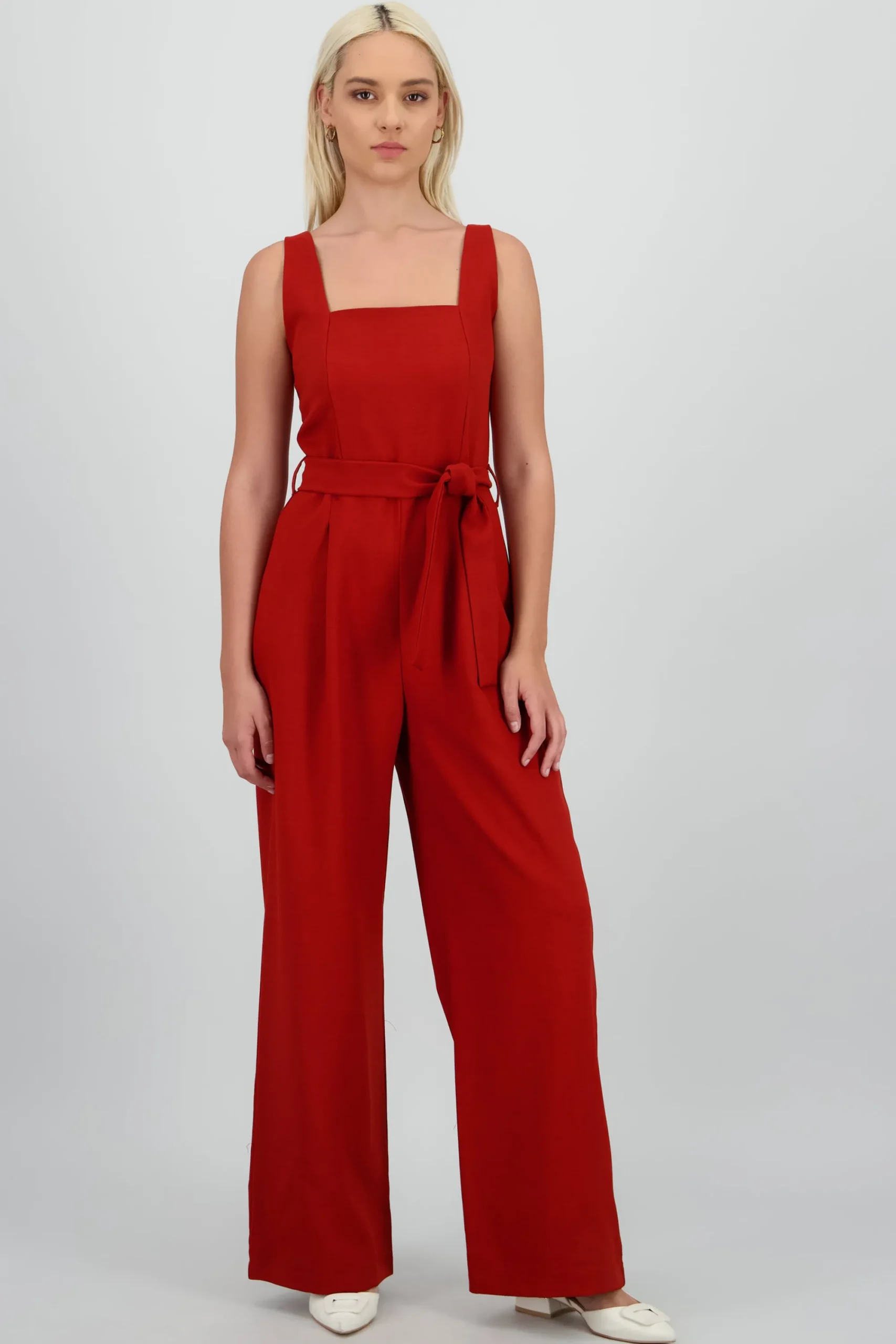 Shasa Strappy Jumpsuit With Belt