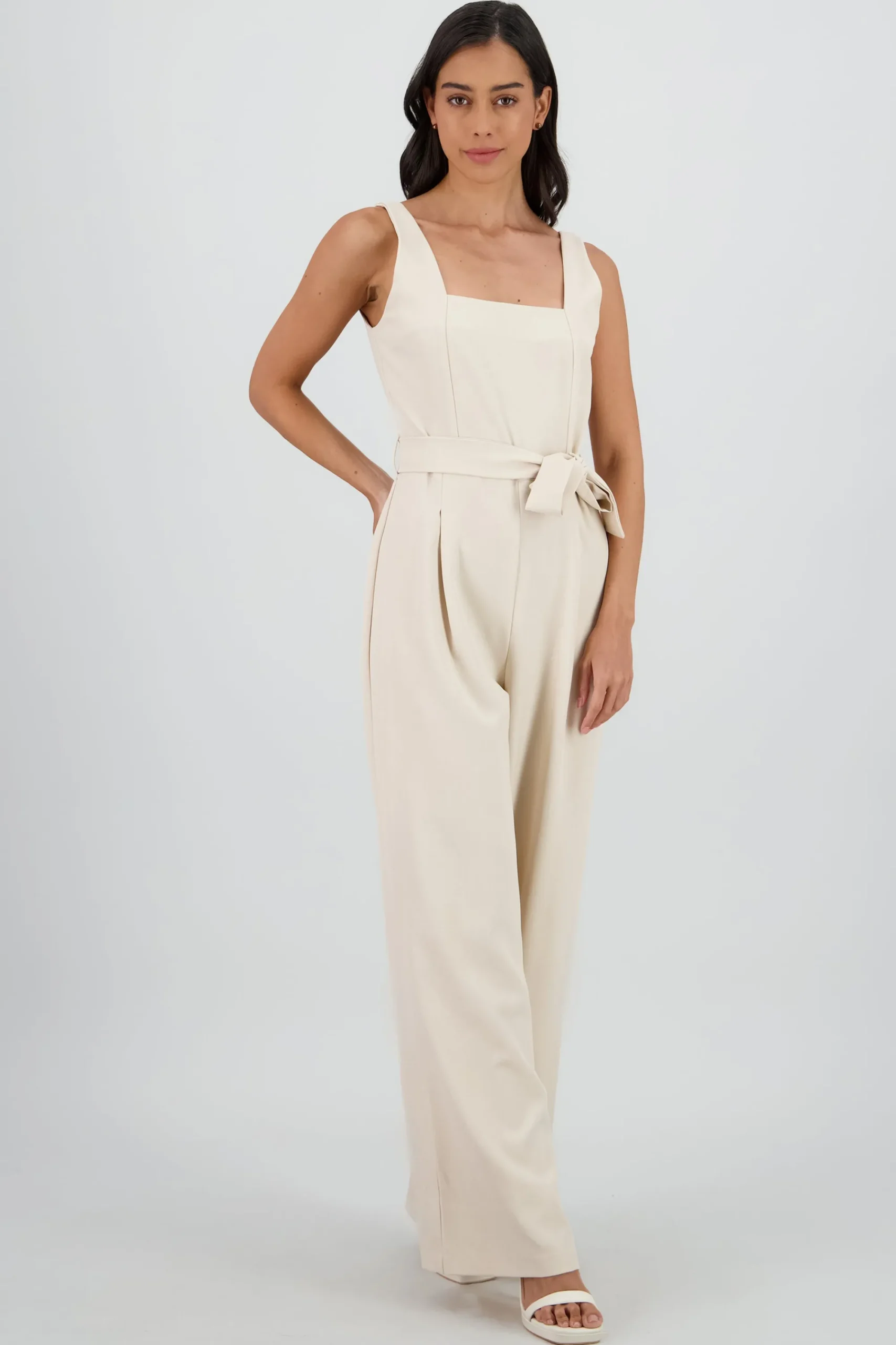 Shasa Strappy Jumpsuit With Belt
