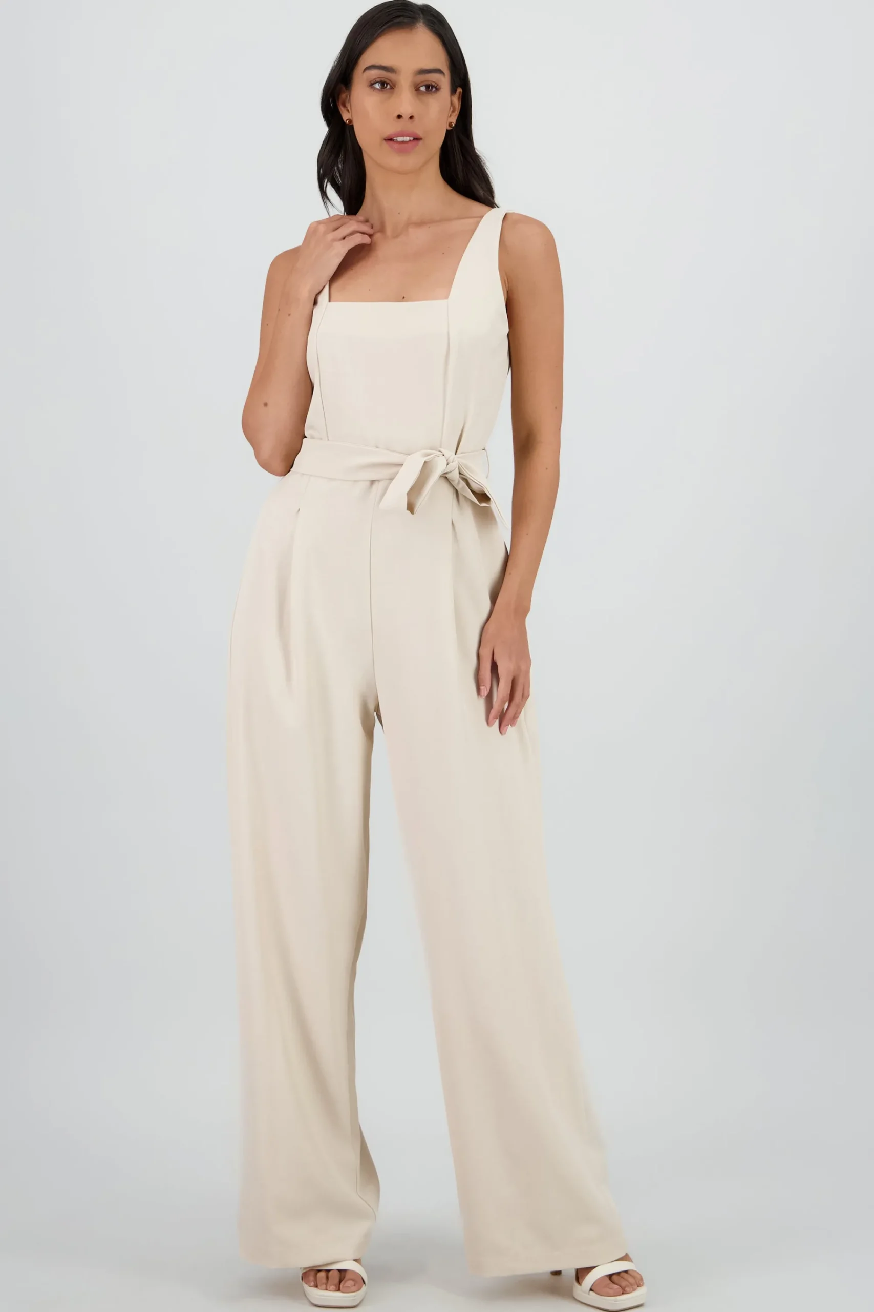 Shasa Strappy Jumpsuit With Belt